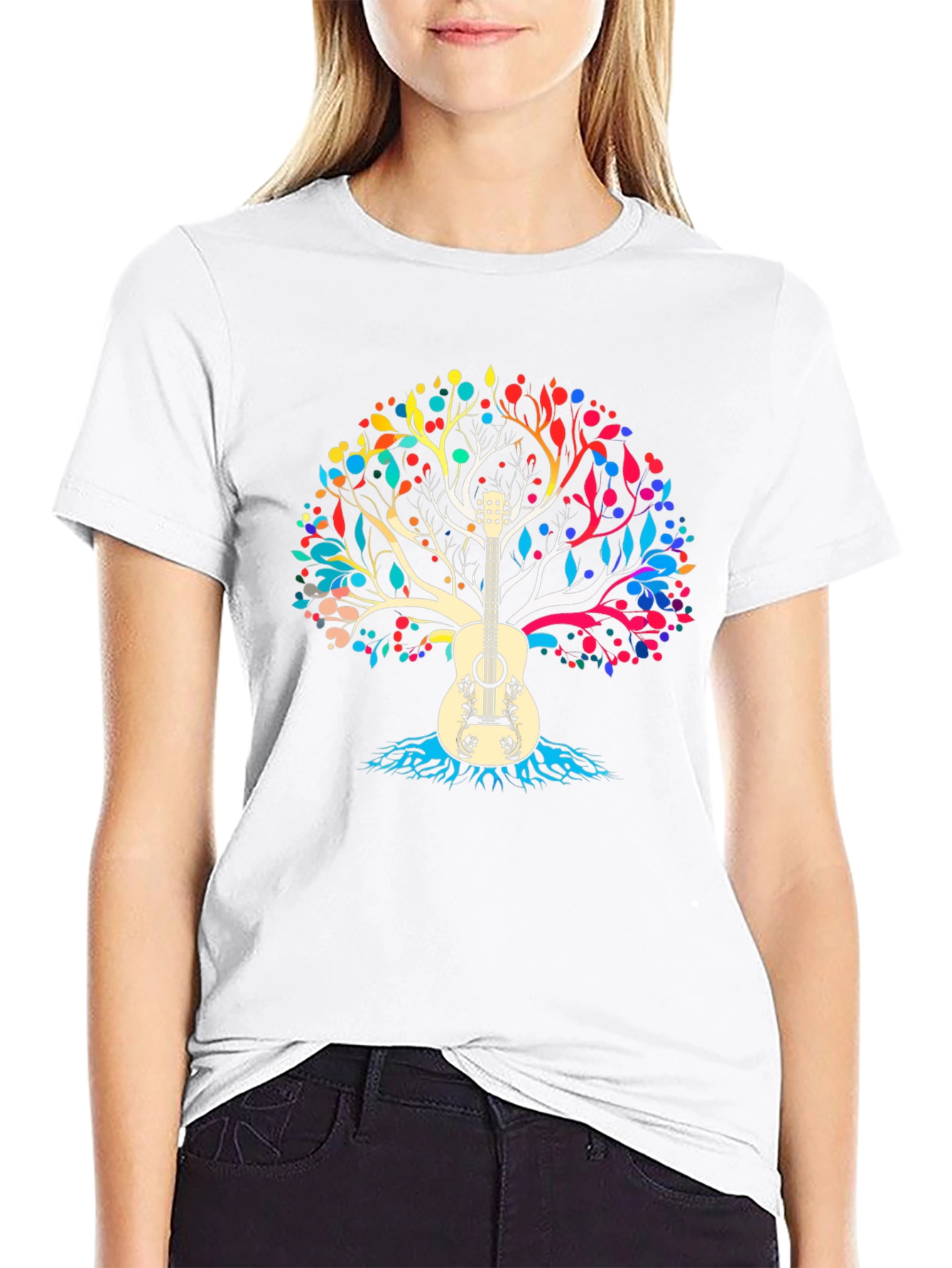 Guitar Tree T-Shirt - Musical Graphic Tee