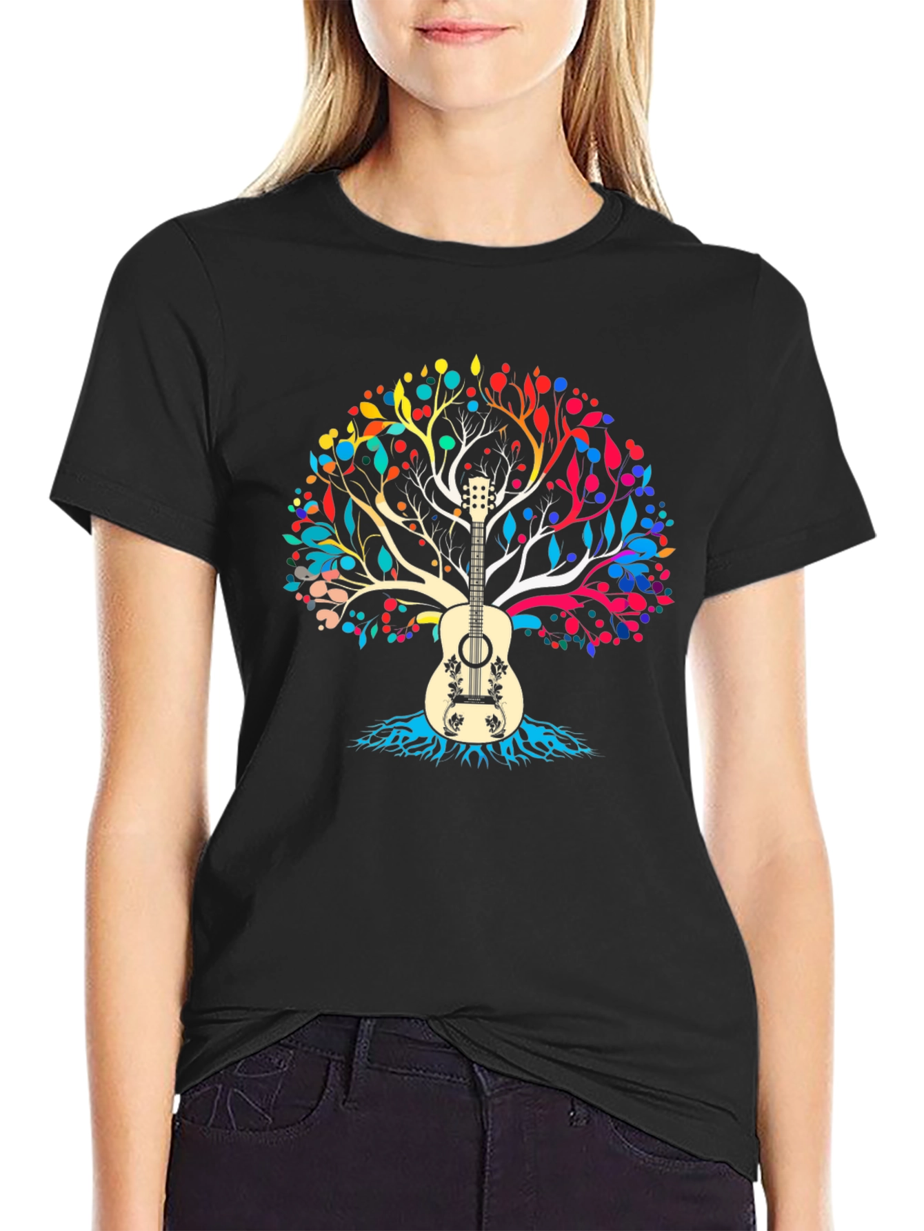 Guitar Tree T-Shirt - Musical Graphic Tee