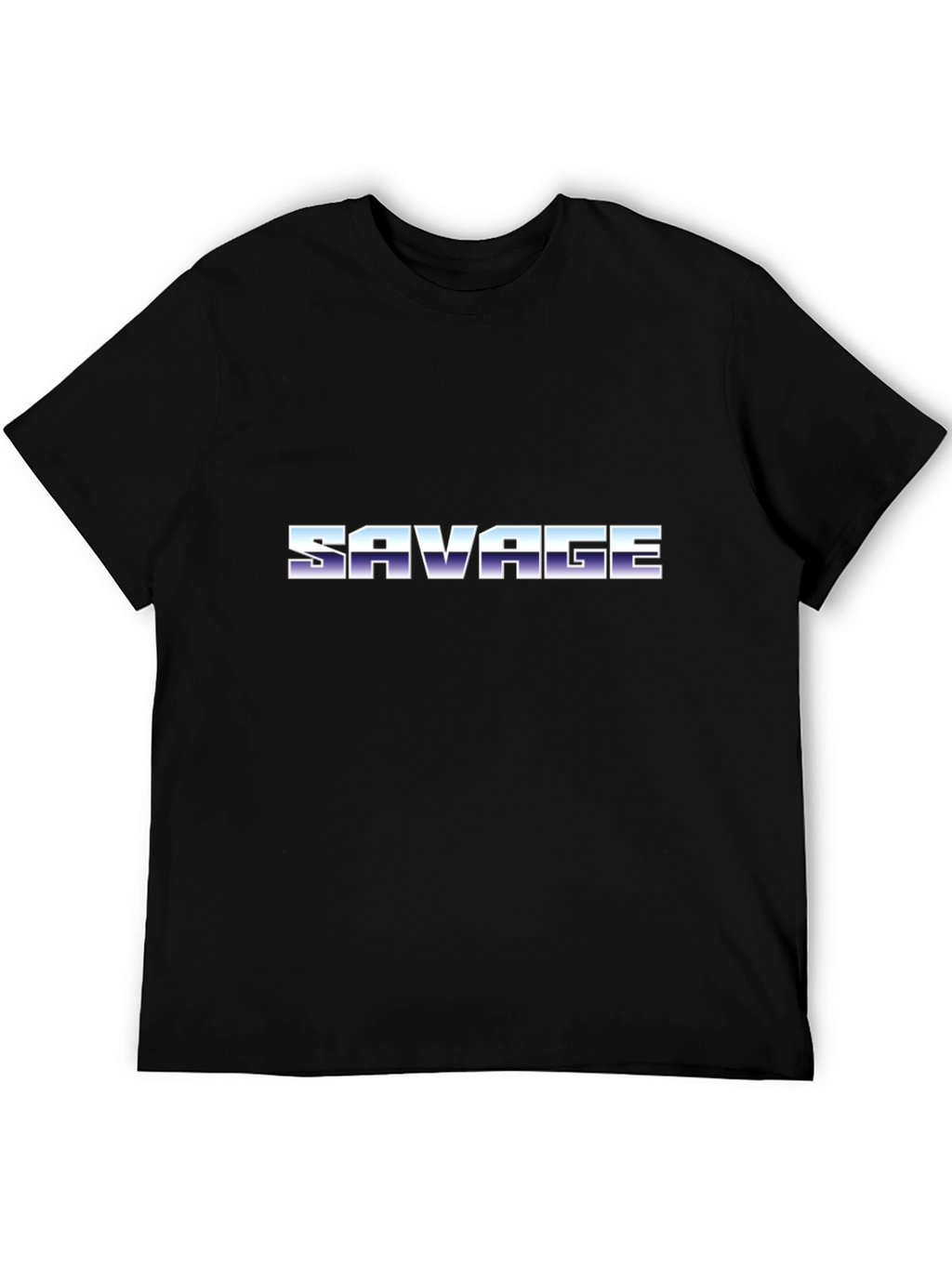 Savage Black T-Shirt - Retro Style