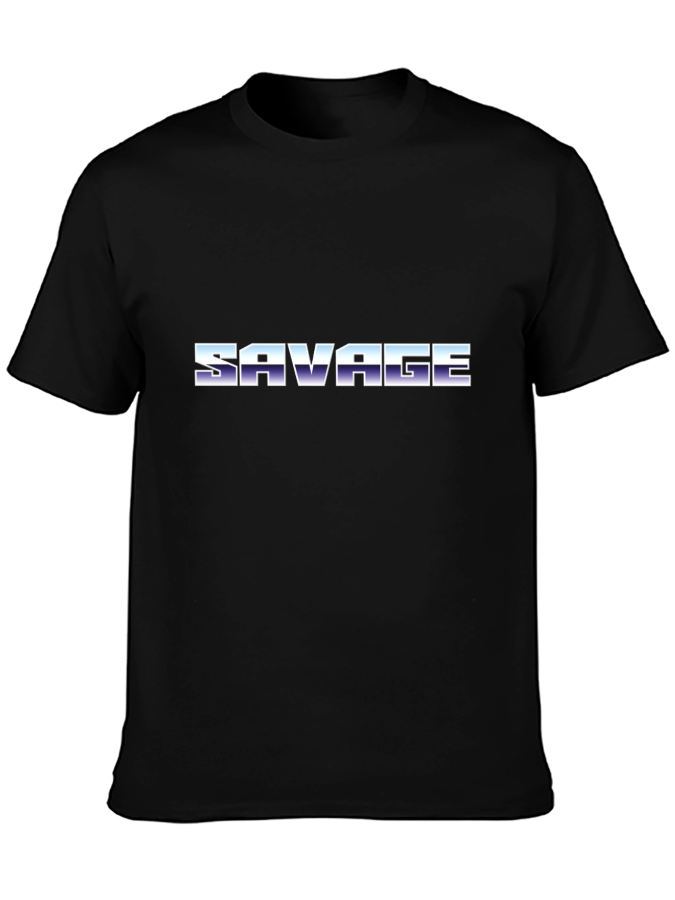 Savage Black T-Shirt - Retro Style