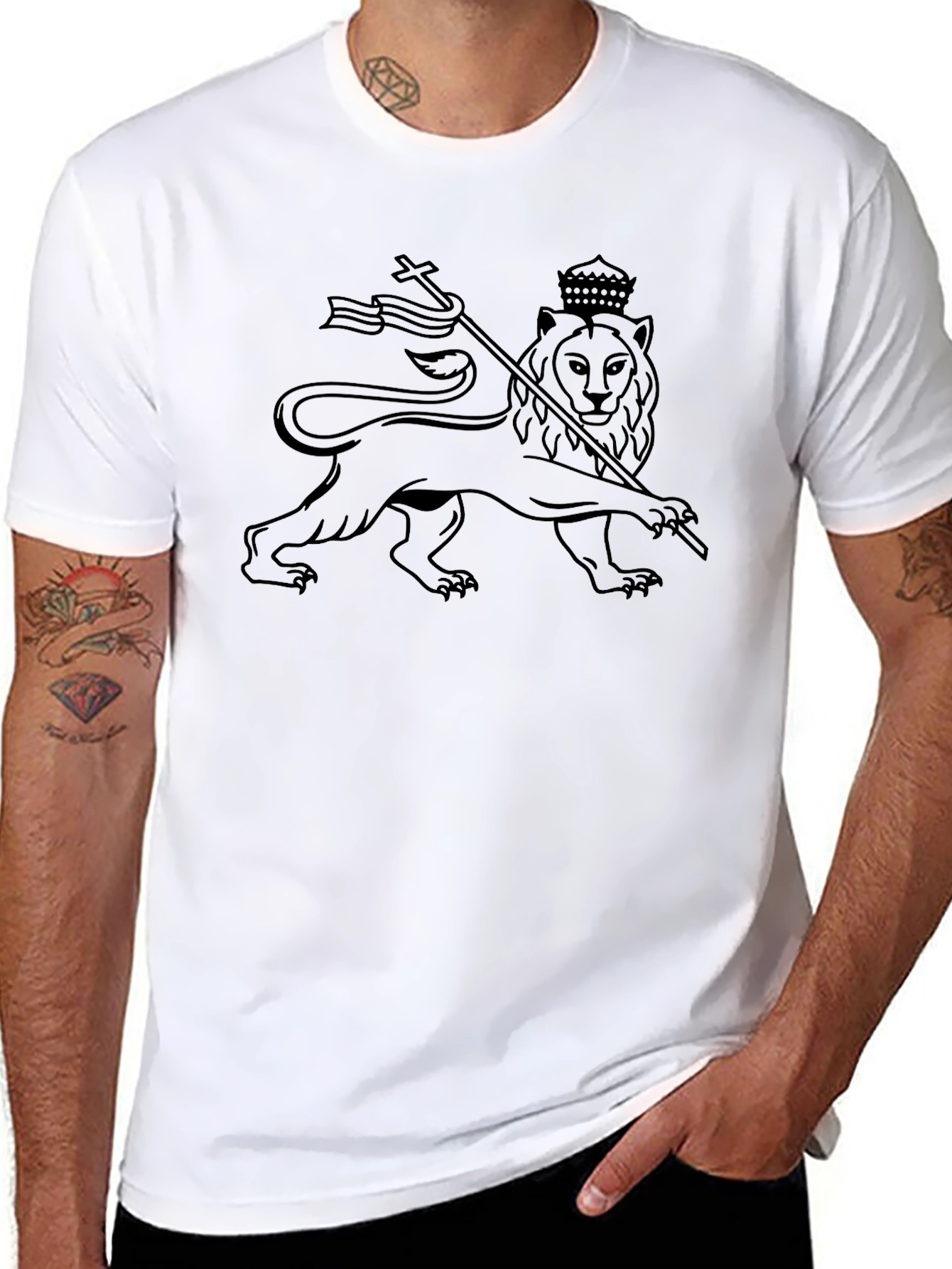 Lion of Judah Black Graphic Tee
