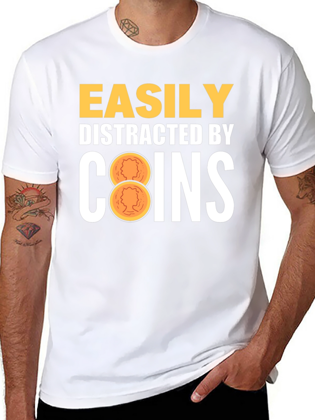 Easily Distracted by Coins T-Shirt