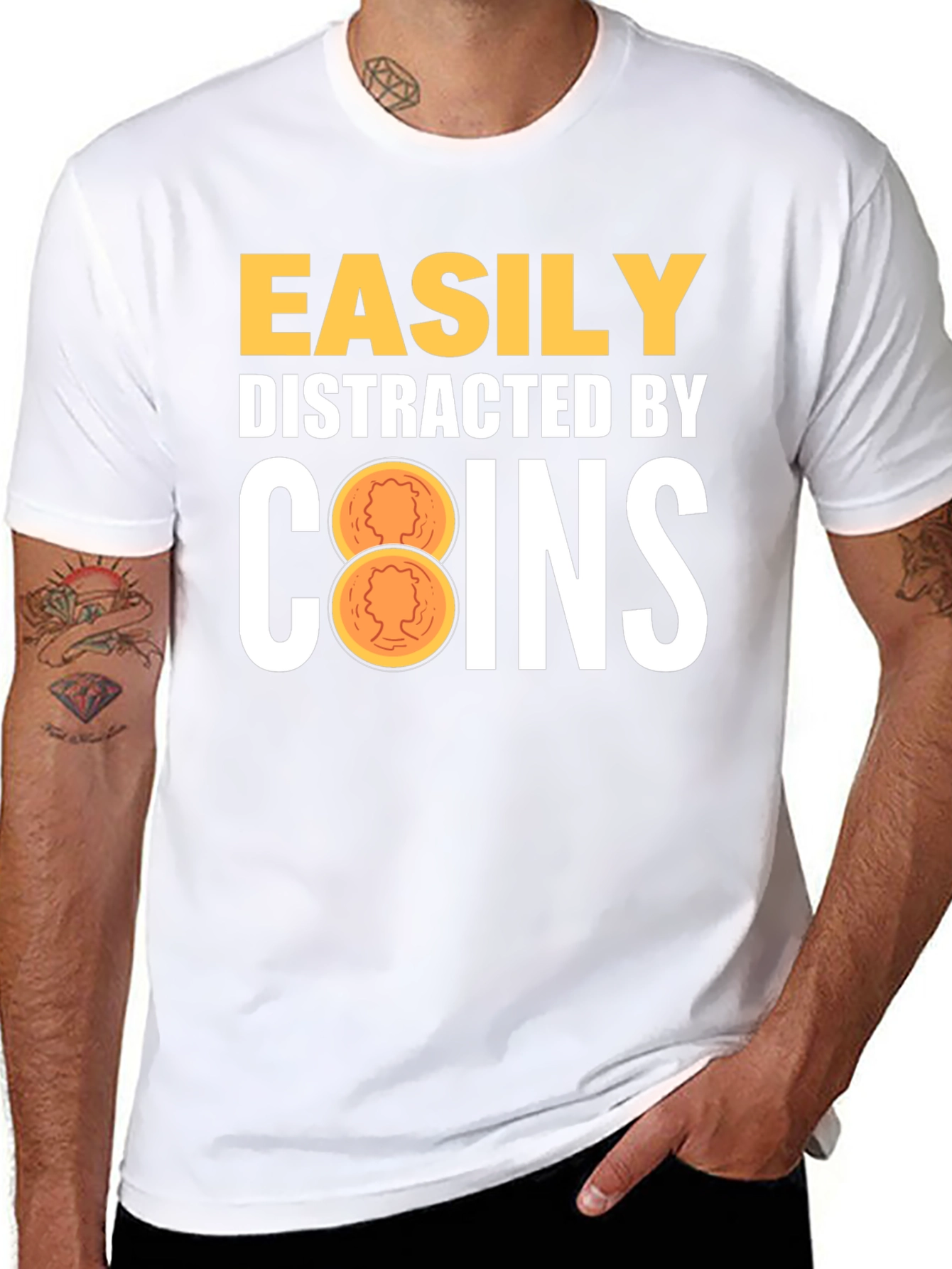 Easily Distracted by Coins T-Shirt