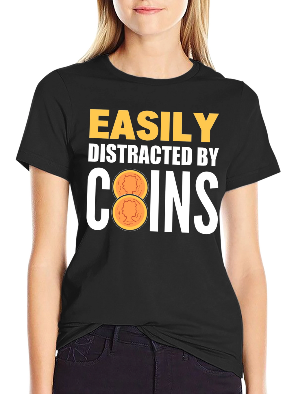 Easily Distracted by Coins T-Shirt