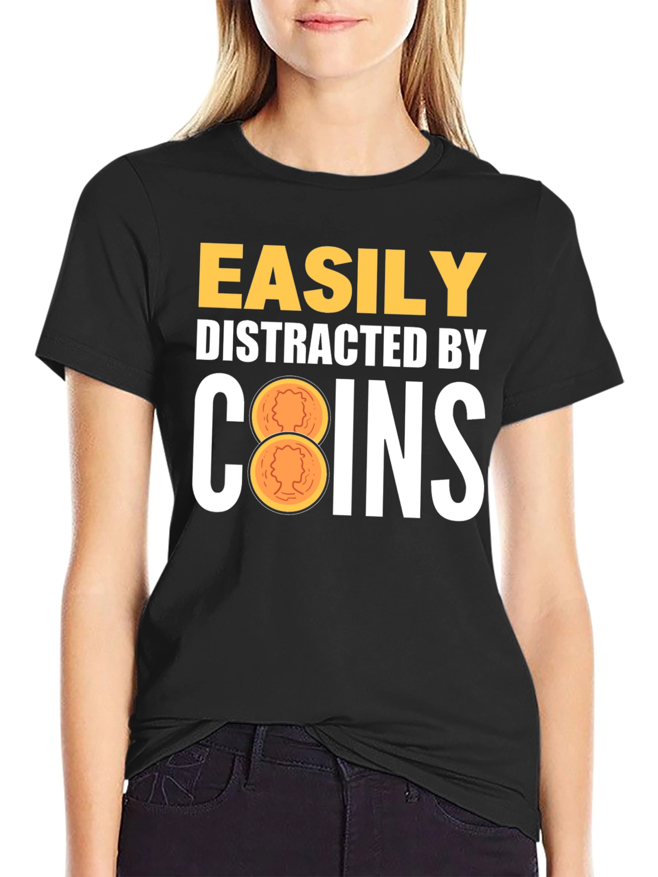 Easily Distracted by Coins T-Shirt