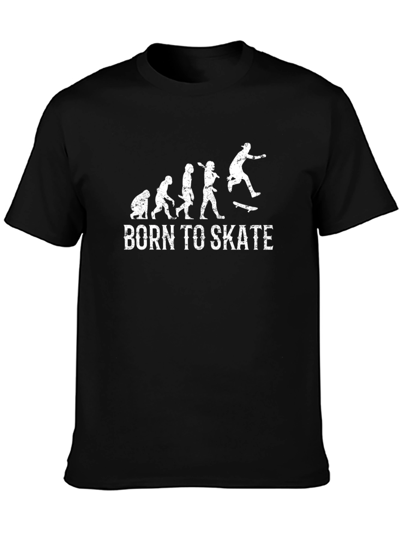 Born to Skate Evolution Black T-Shirt