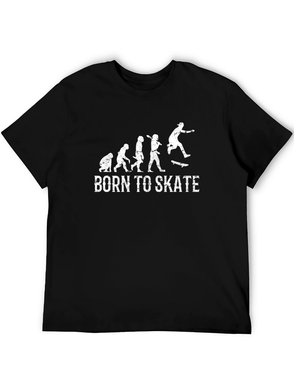 Born to Skate Evolution Black T-Shirt