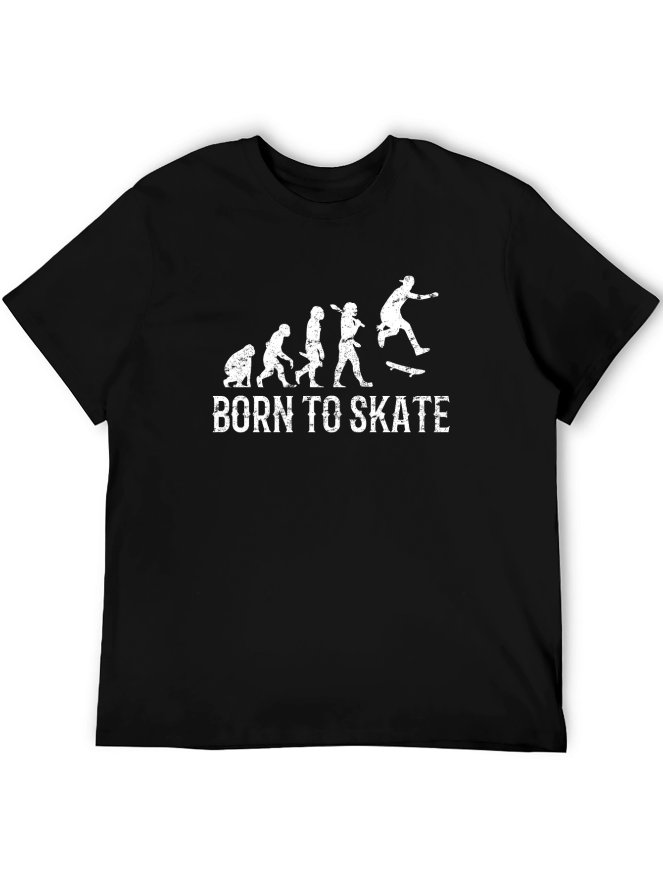 Born to Skate Evolution Black T-Shirt