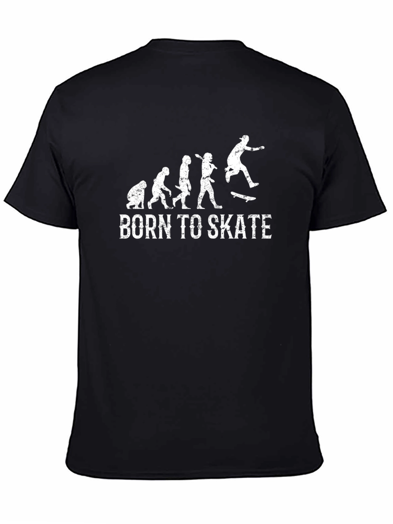 Born to Skate Evolution Black T-Shirt
