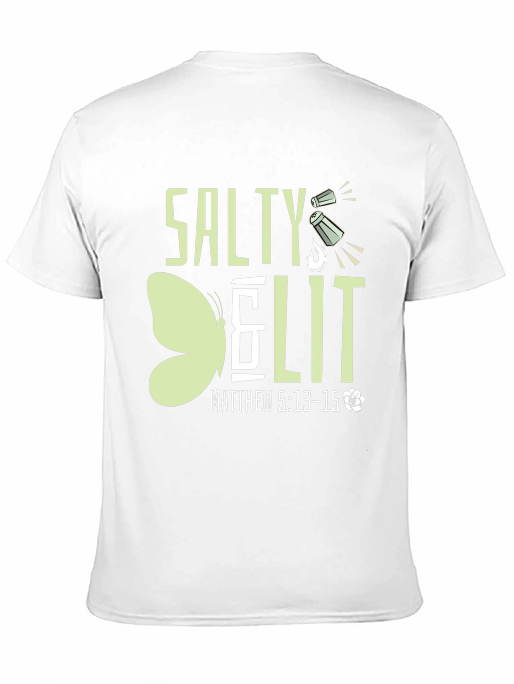 Salty & Lit T-Shirt - Matthew 5:13-15 Black Tee