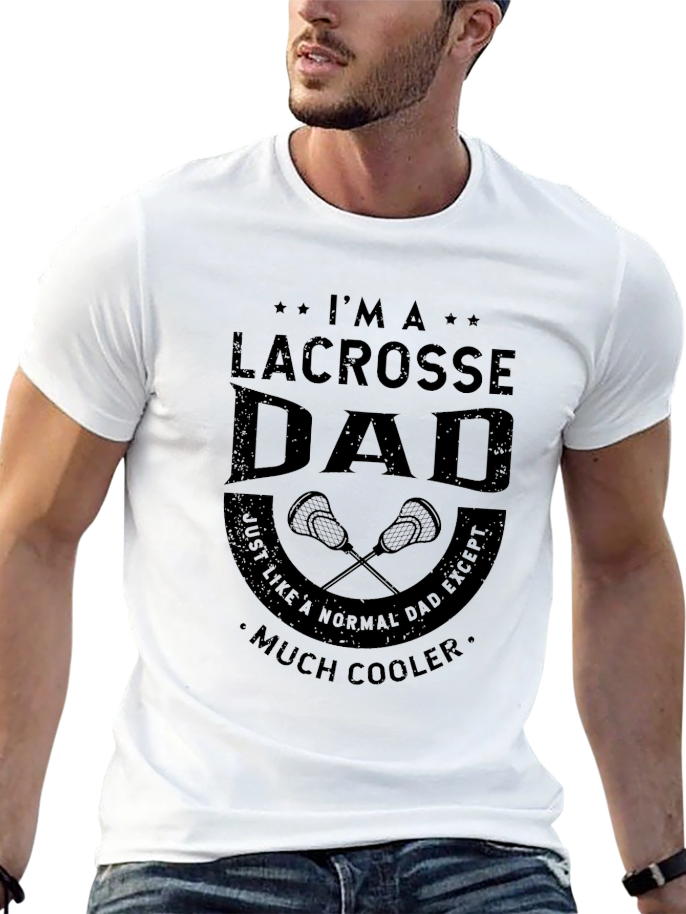 Lacrosse Dad T-Shirt - Cool Dad Edition
