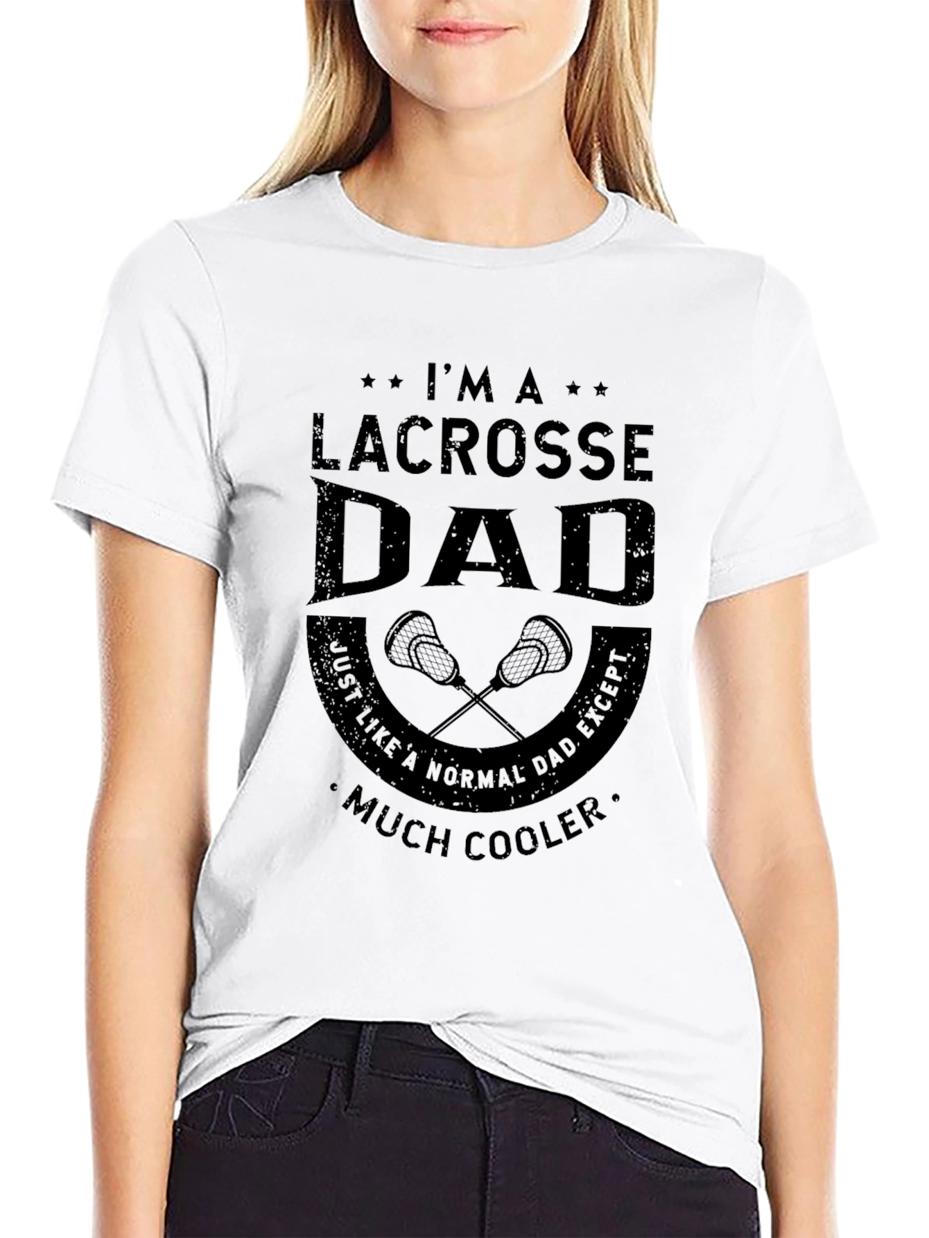 Lacrosse Dad T-Shirt - Cool Dad Edition