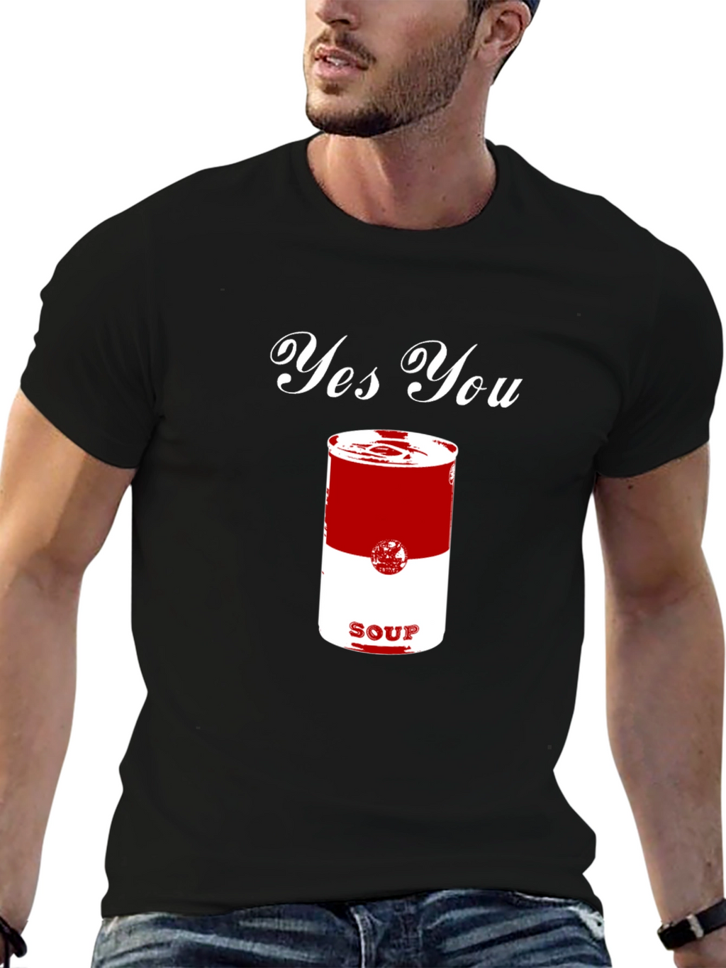 Yes You Can Soup T-Shirt - Novelty Graphic Tee