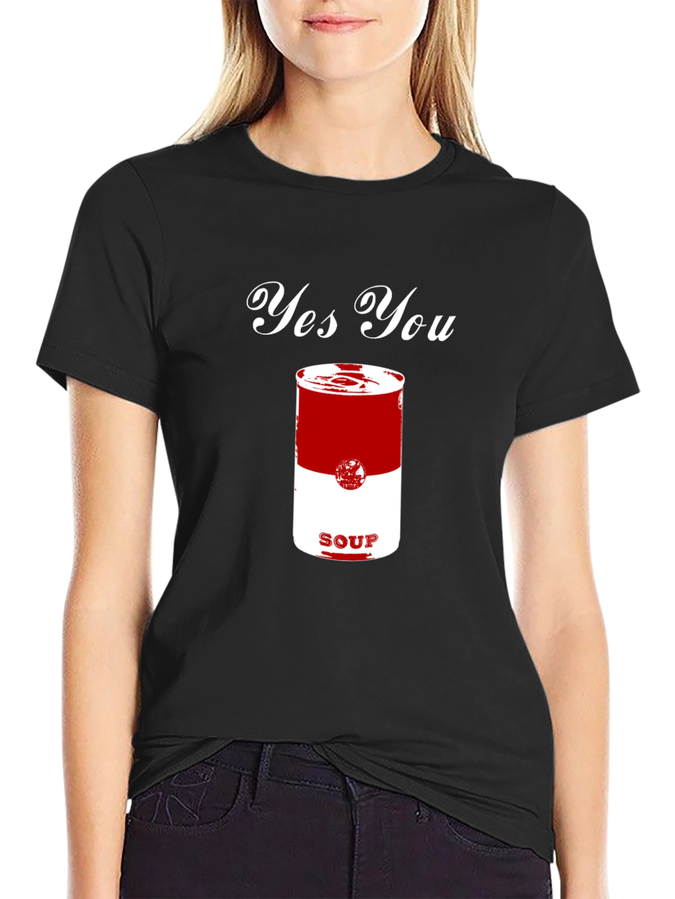 Yes You Can Soup T-Shirt - Novelty Graphic Tee