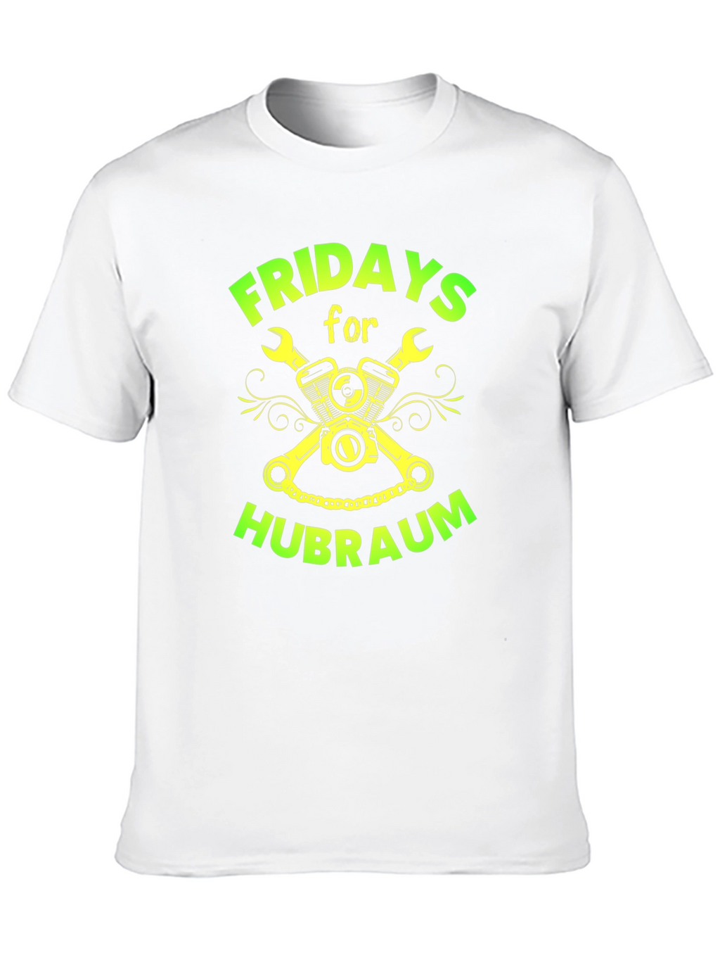 Fridays for Hubraum Black Graphic Tee