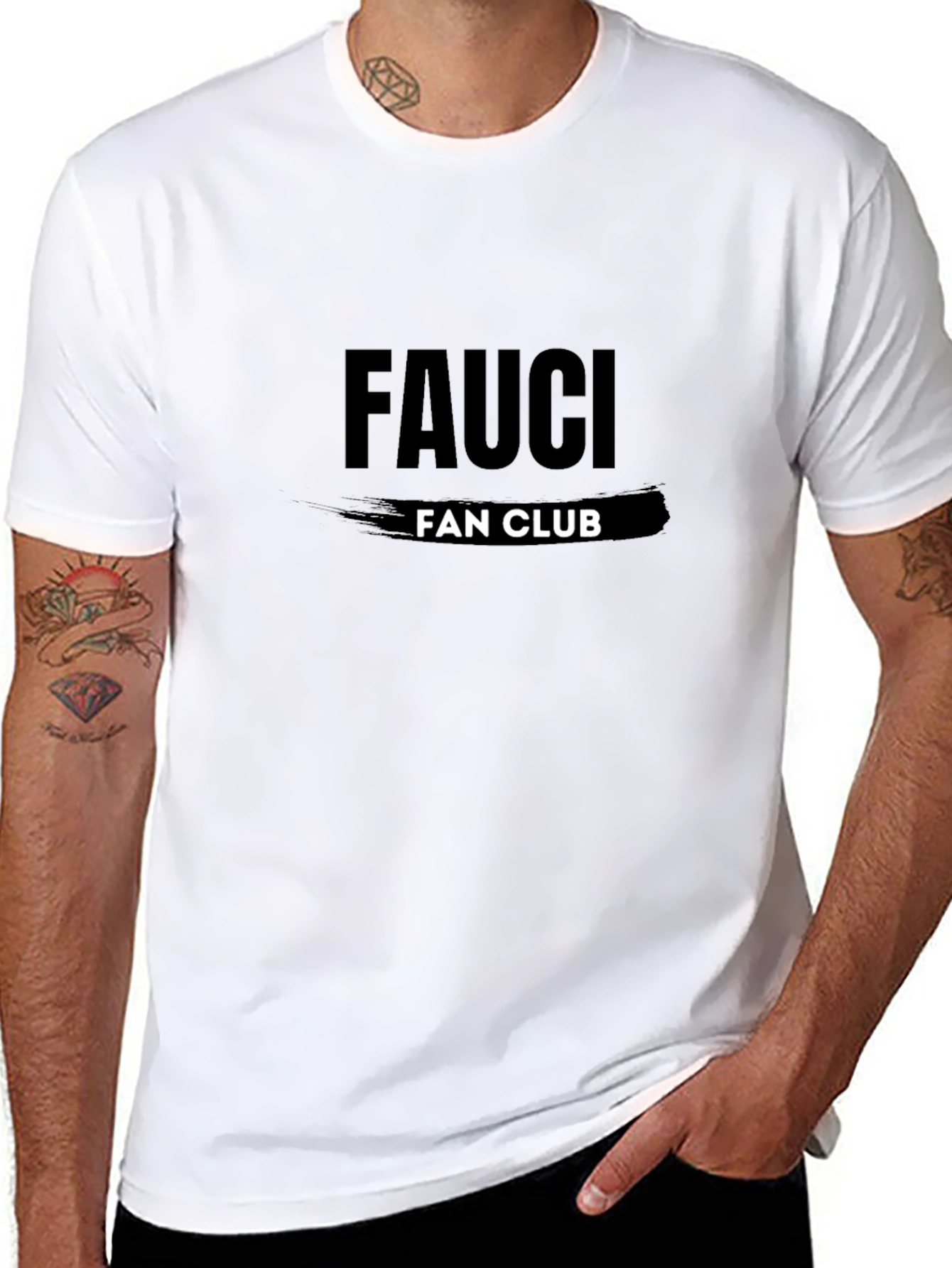 Fauci Fan Club Black T-Shirt