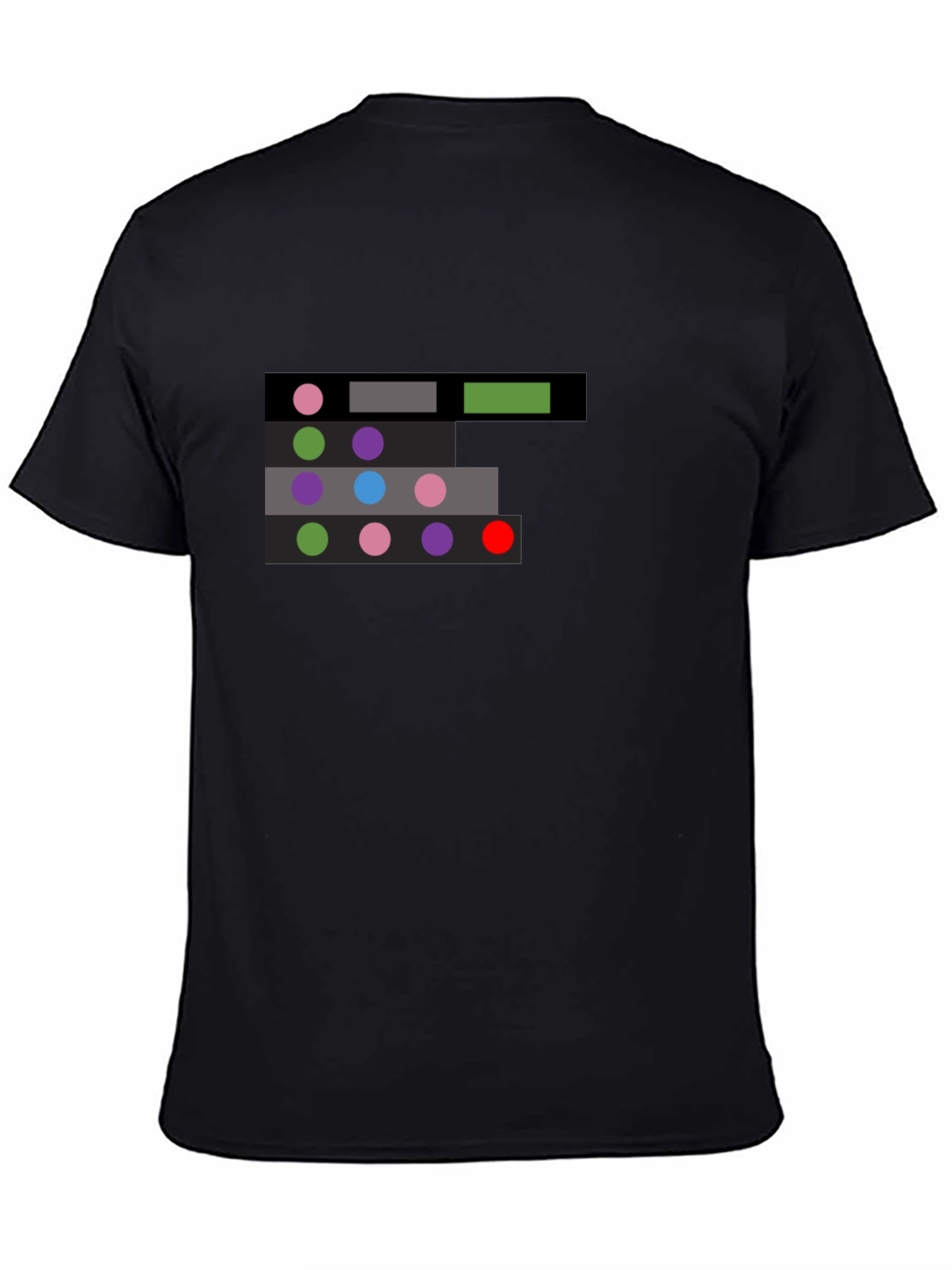 Abstract Color Palette Graphic T-Shirt