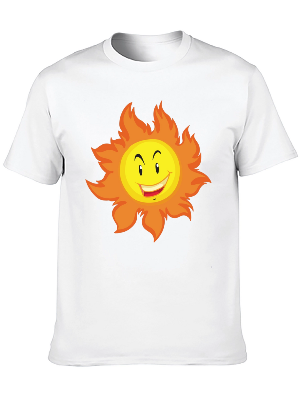 Funny Sun Graphic Tee - Black