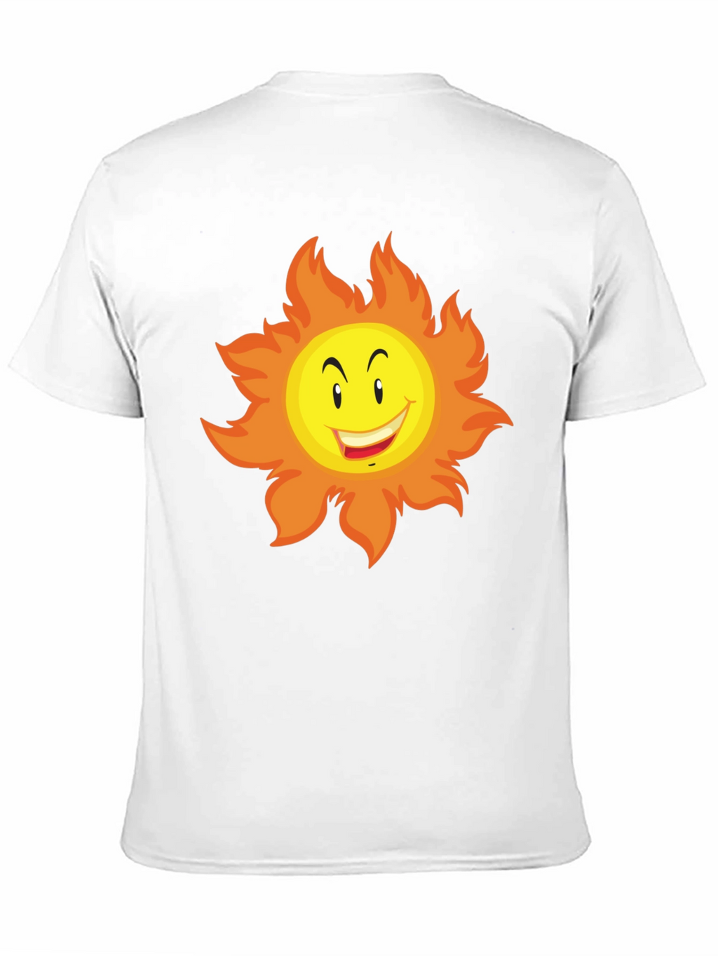Funny Sun Graphic Tee - Black