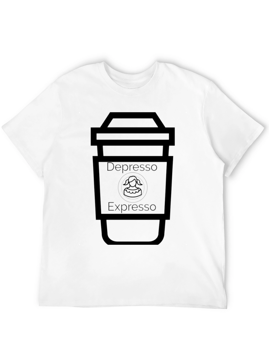 Depresso Expresso Black T-Shirt - Coffee Lover