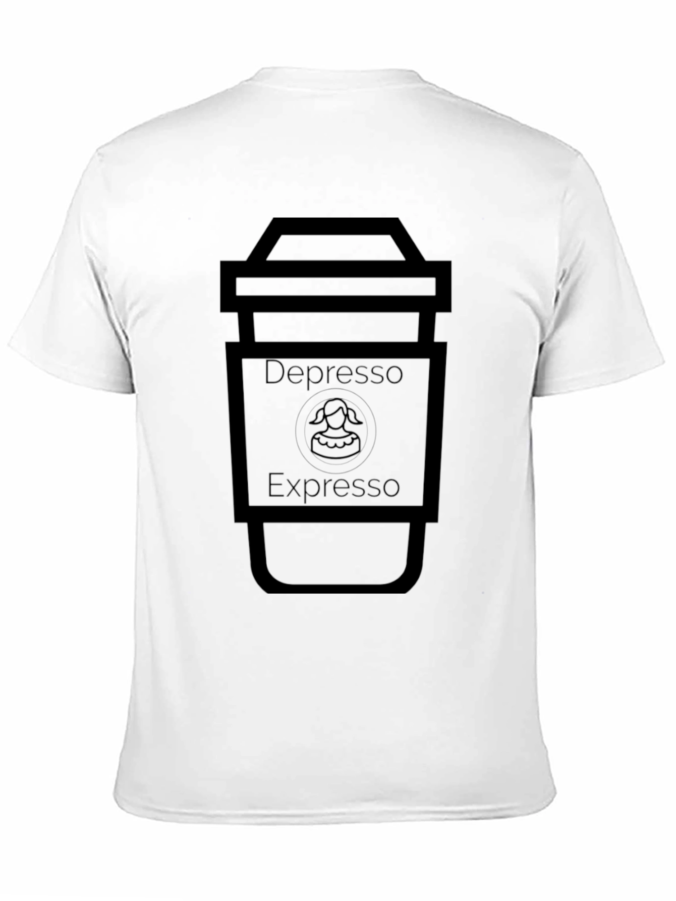 Depresso Expresso Black T-Shirt - Coffee Lover