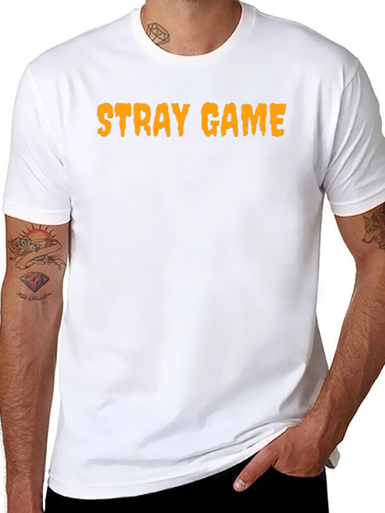 Stray Game Black Graphic Tee