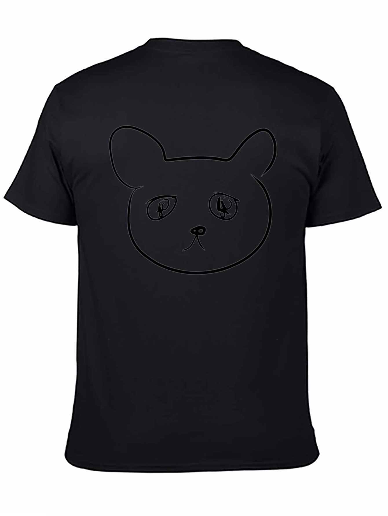 Bear Graphic Black T-Shirt