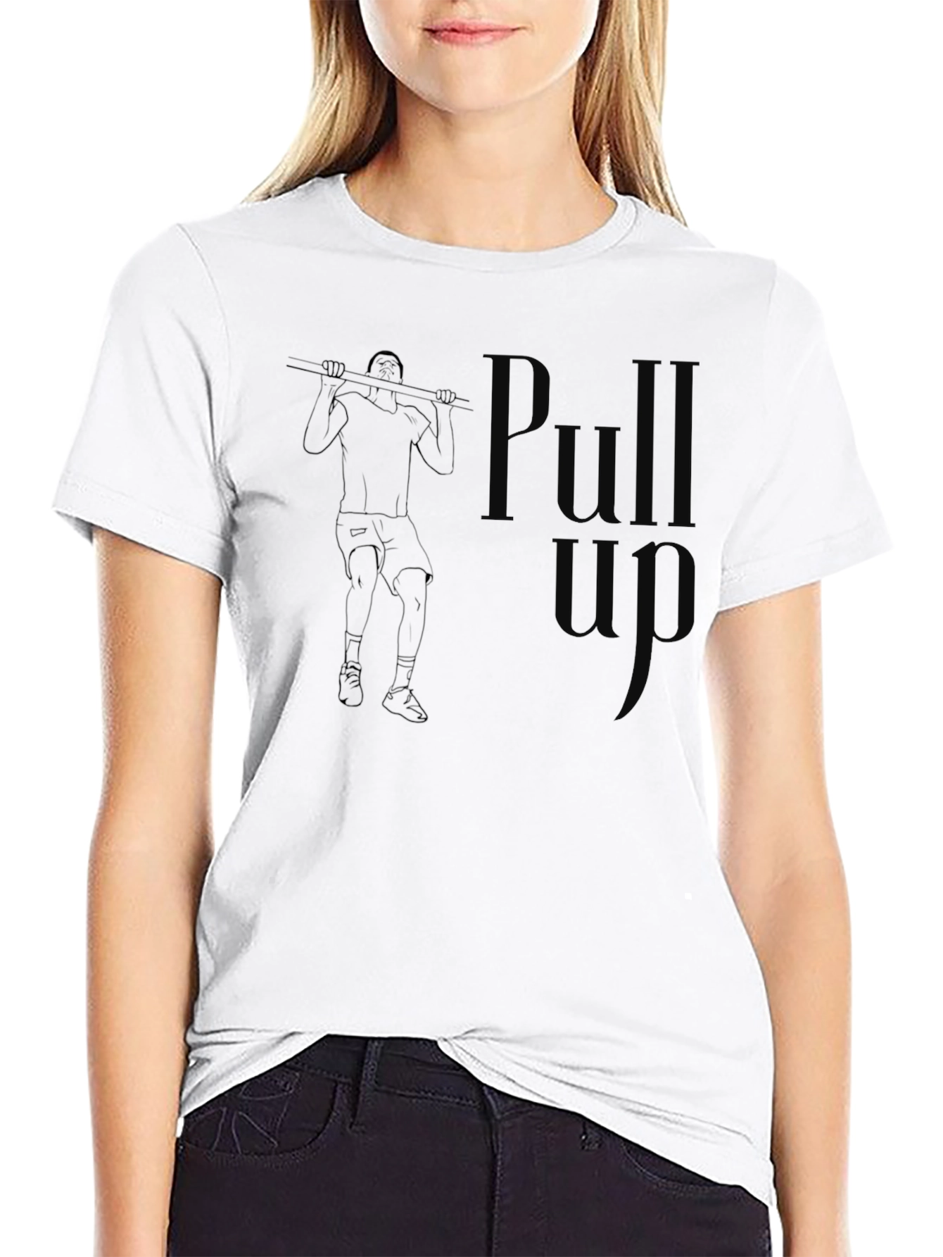 Pull Up Workout Graphic T-Shirt