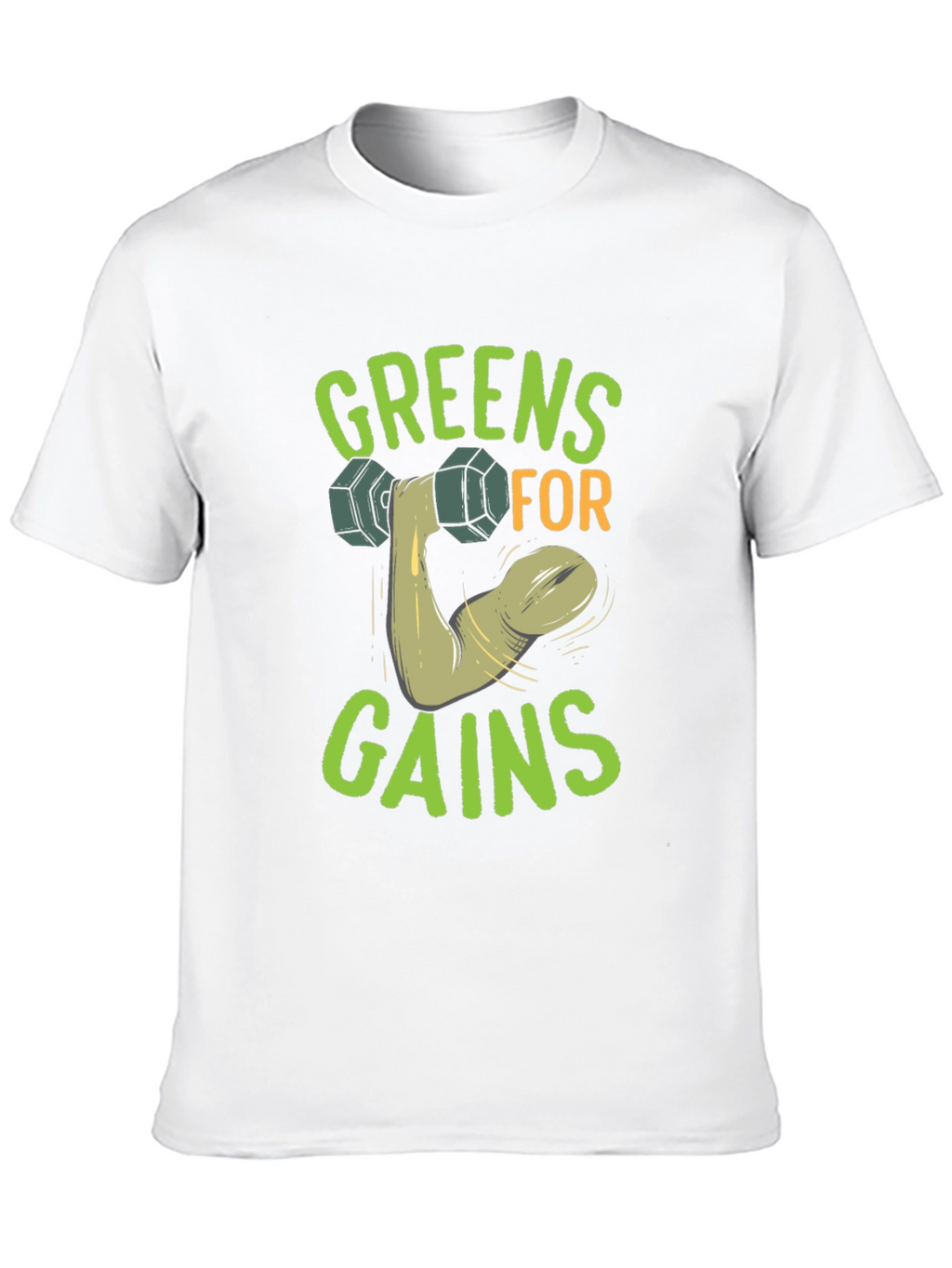 Greens For Gains Graphic T-Shirt