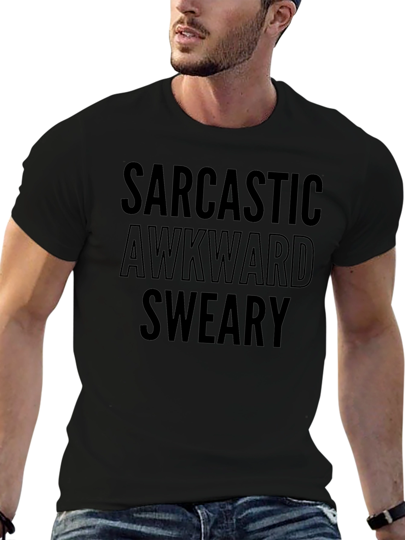 Sarcastic Awkward Sweary Graphic Tee