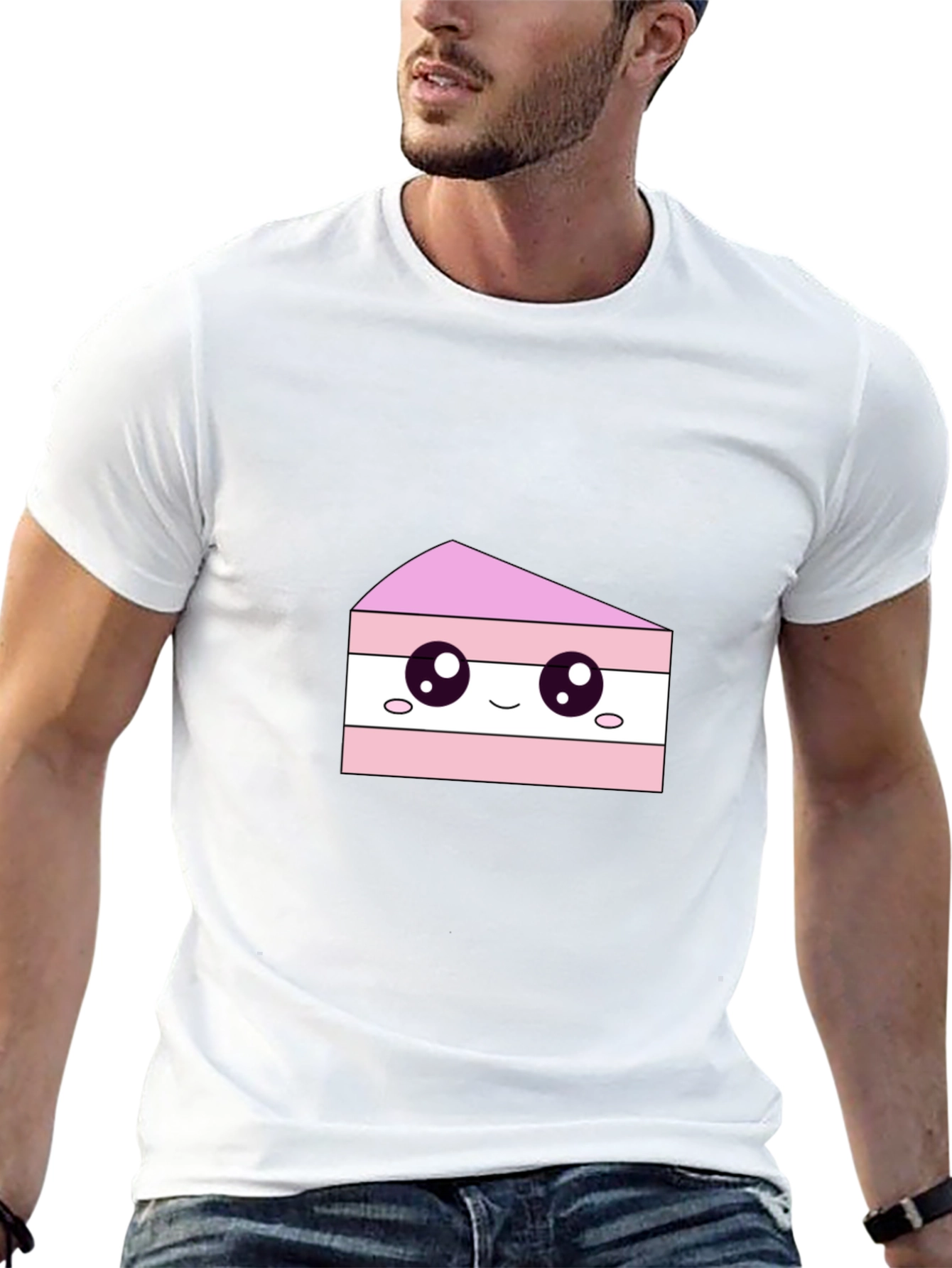 Cute Cake Slice Graphic Tee - Sweet Treat Shirt