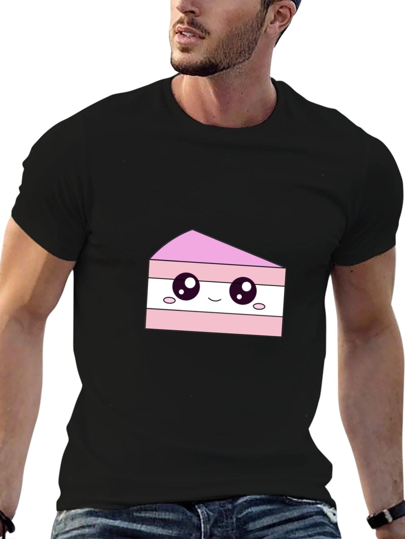 Cute Cake Slice Graphic Tee - Sweet Treat Shirt