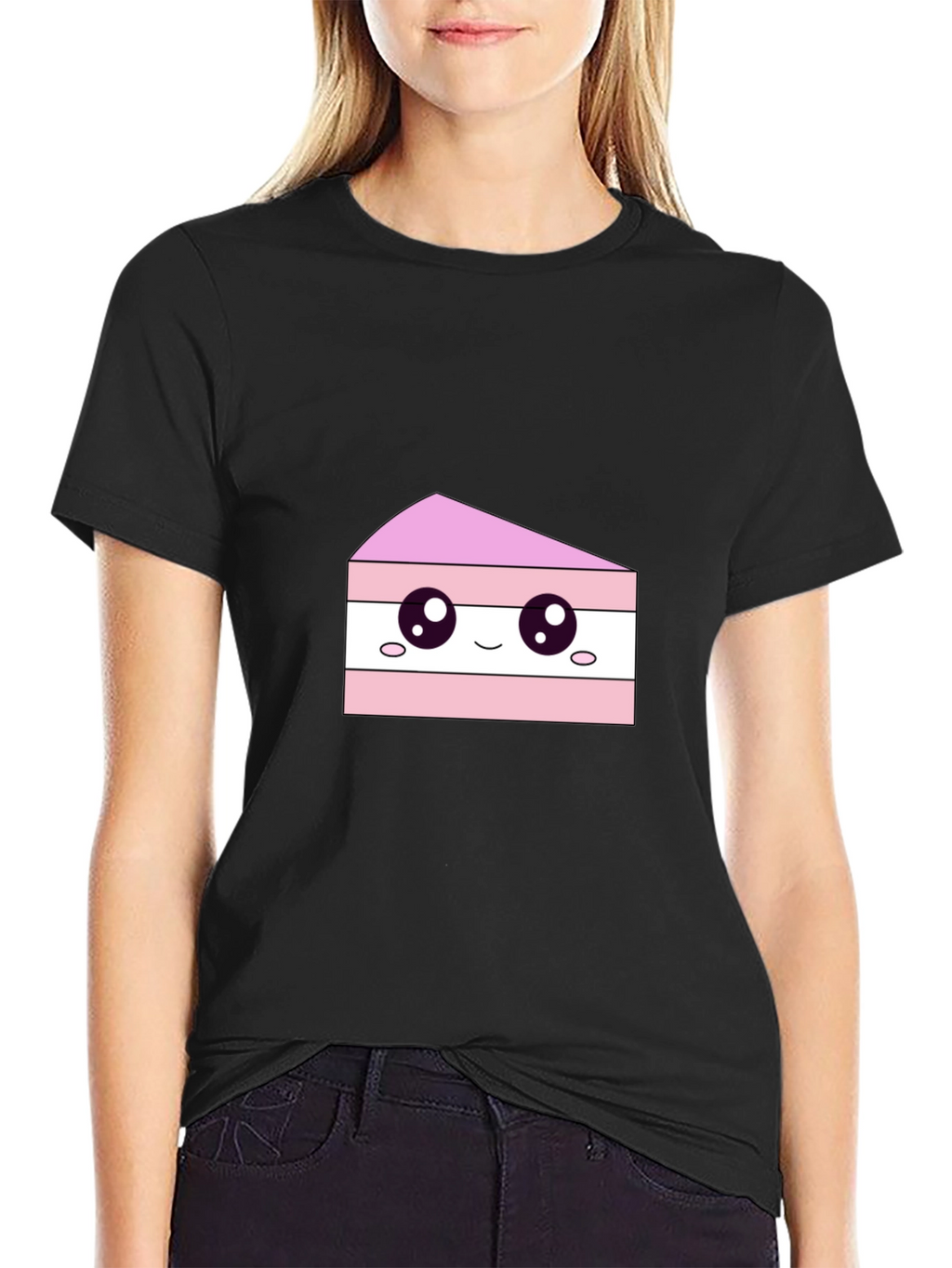 Cute Cake Slice Graphic Tee - Sweet Treat Shirt