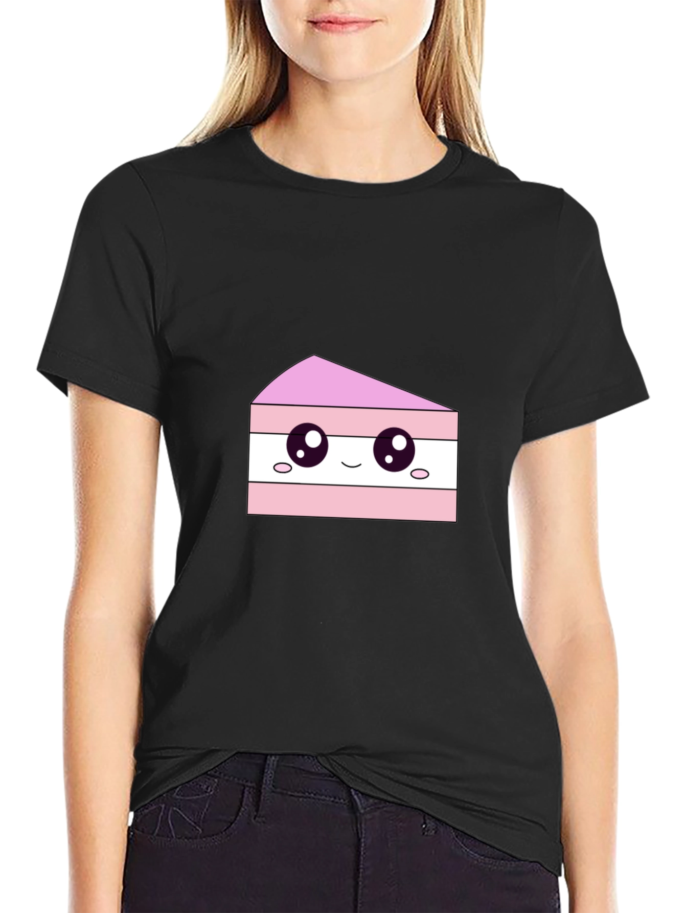 Cute Cake Slice Graphic Tee - Sweet Treat Shirt
