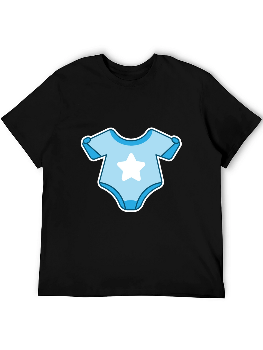 Baby Bodysuit T-Shirt - Cute Star Design