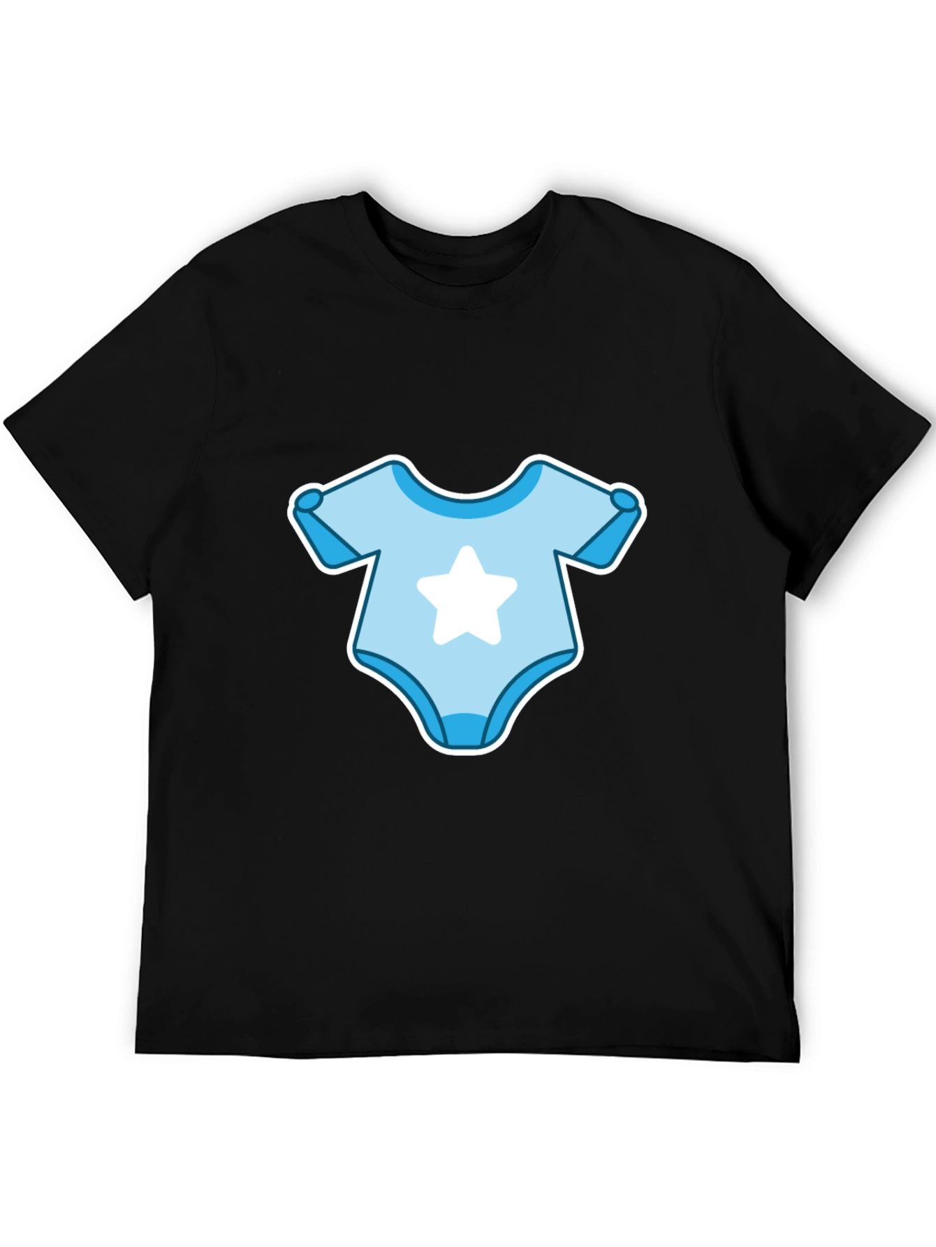 Baby Bodysuit T-Shirt - Cute Star Design