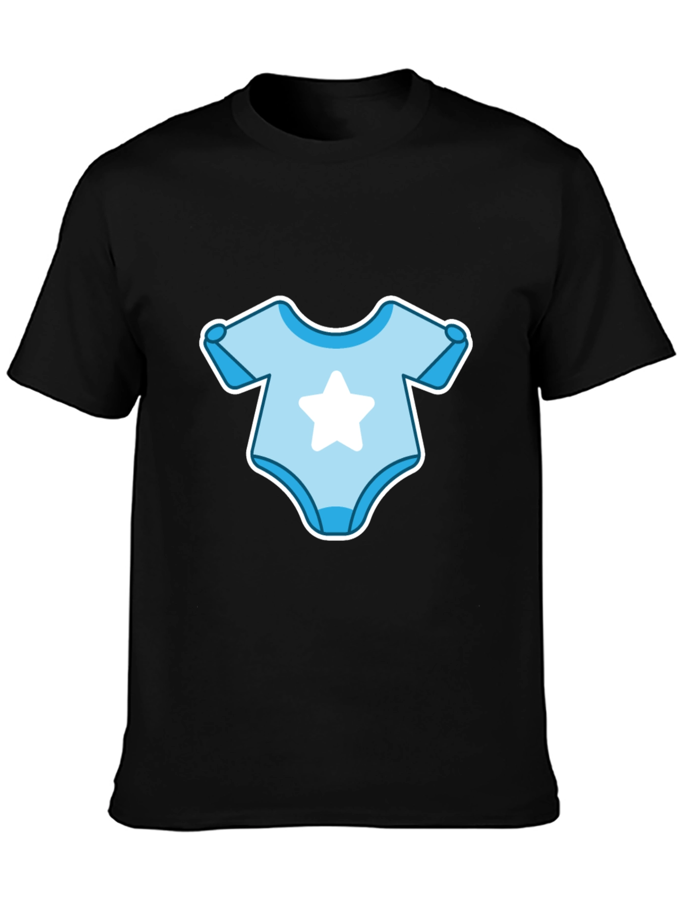 Baby Bodysuit T-Shirt - Cute Star Design