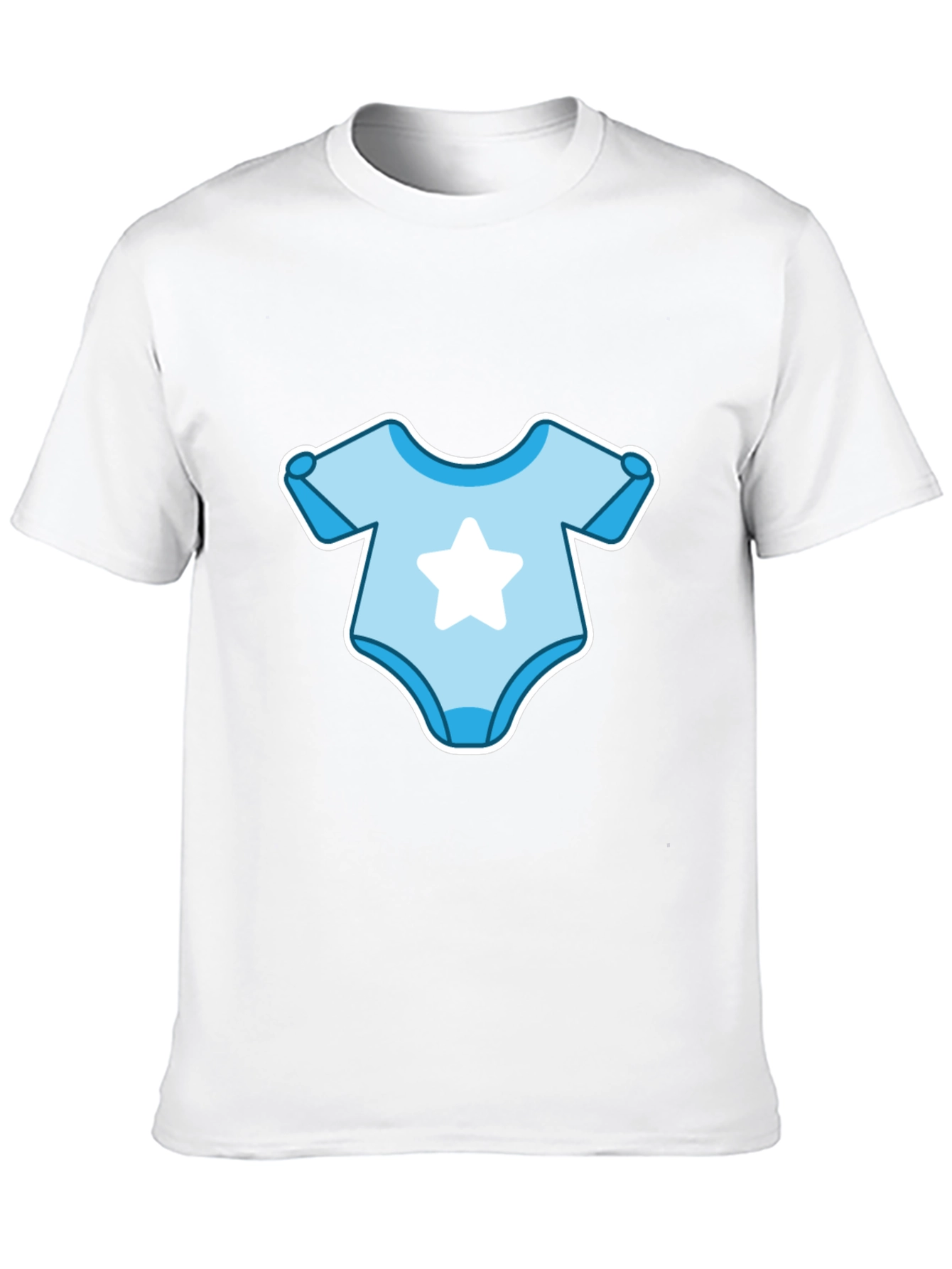 Baby Bodysuit T-Shirt - Cute Star Design