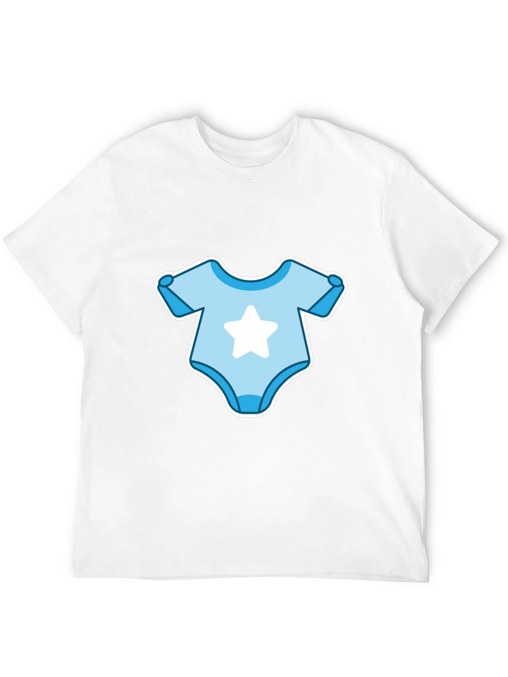 Baby Bodysuit T-Shirt - Cute Star Design