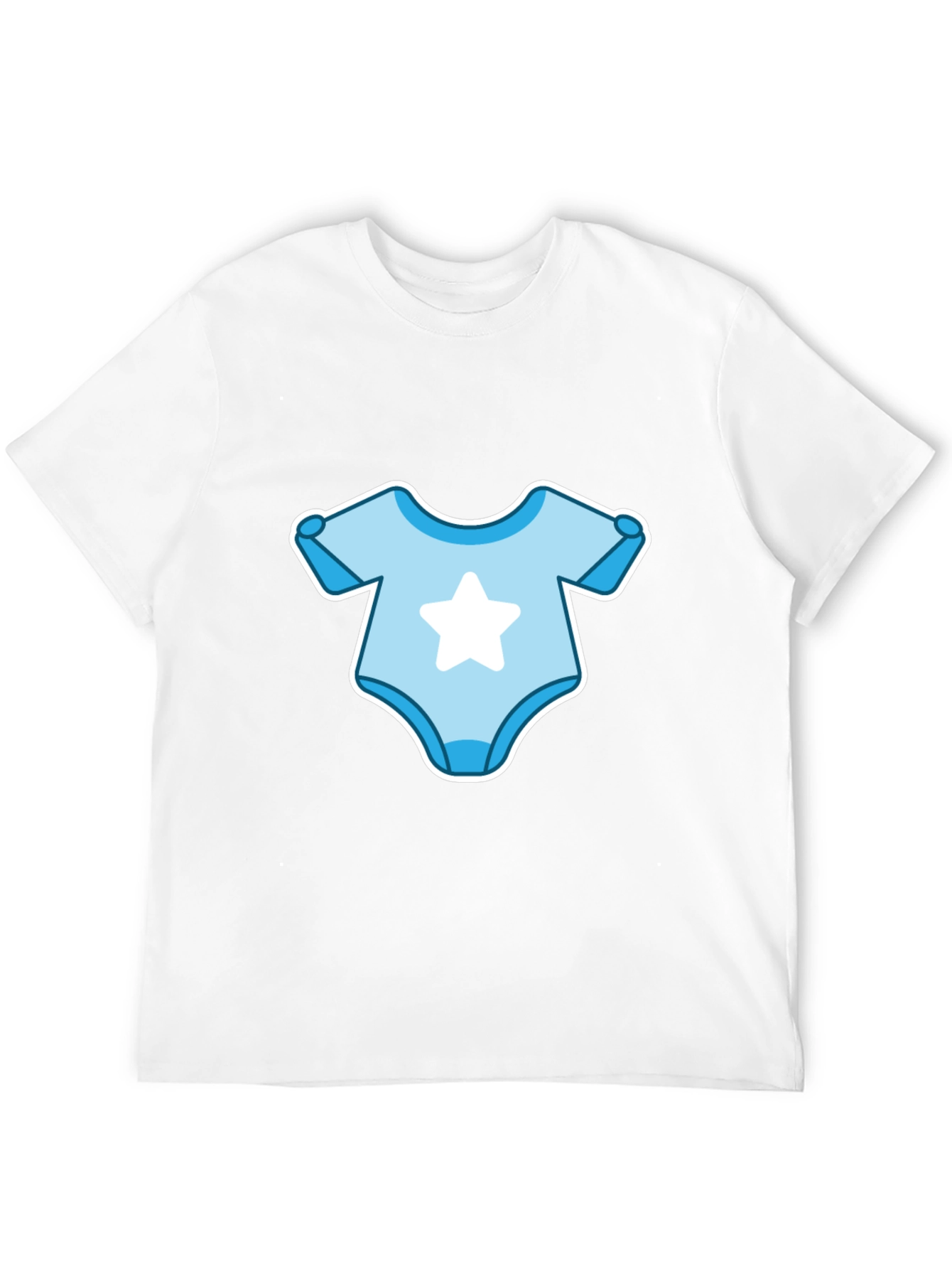 Baby Bodysuit T-Shirt - Cute Star Design