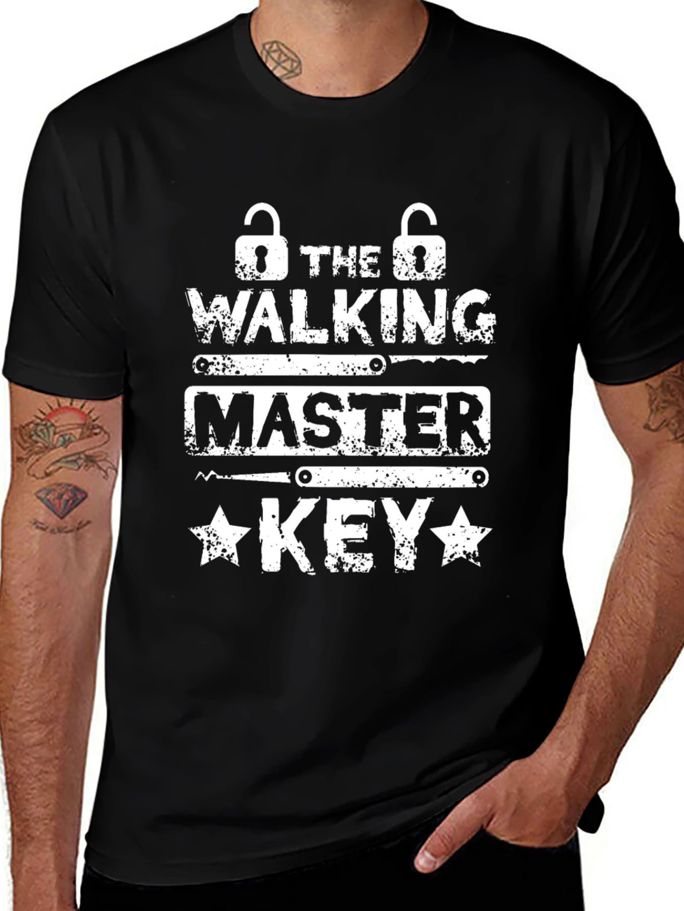 The Walking Master Key Graphic T-Shirt