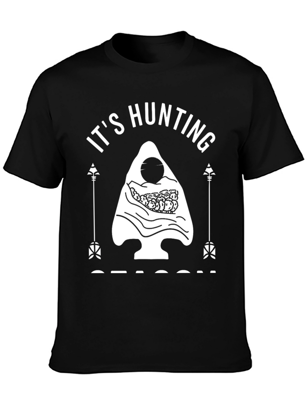 Hunting Season Black Graphic Tee