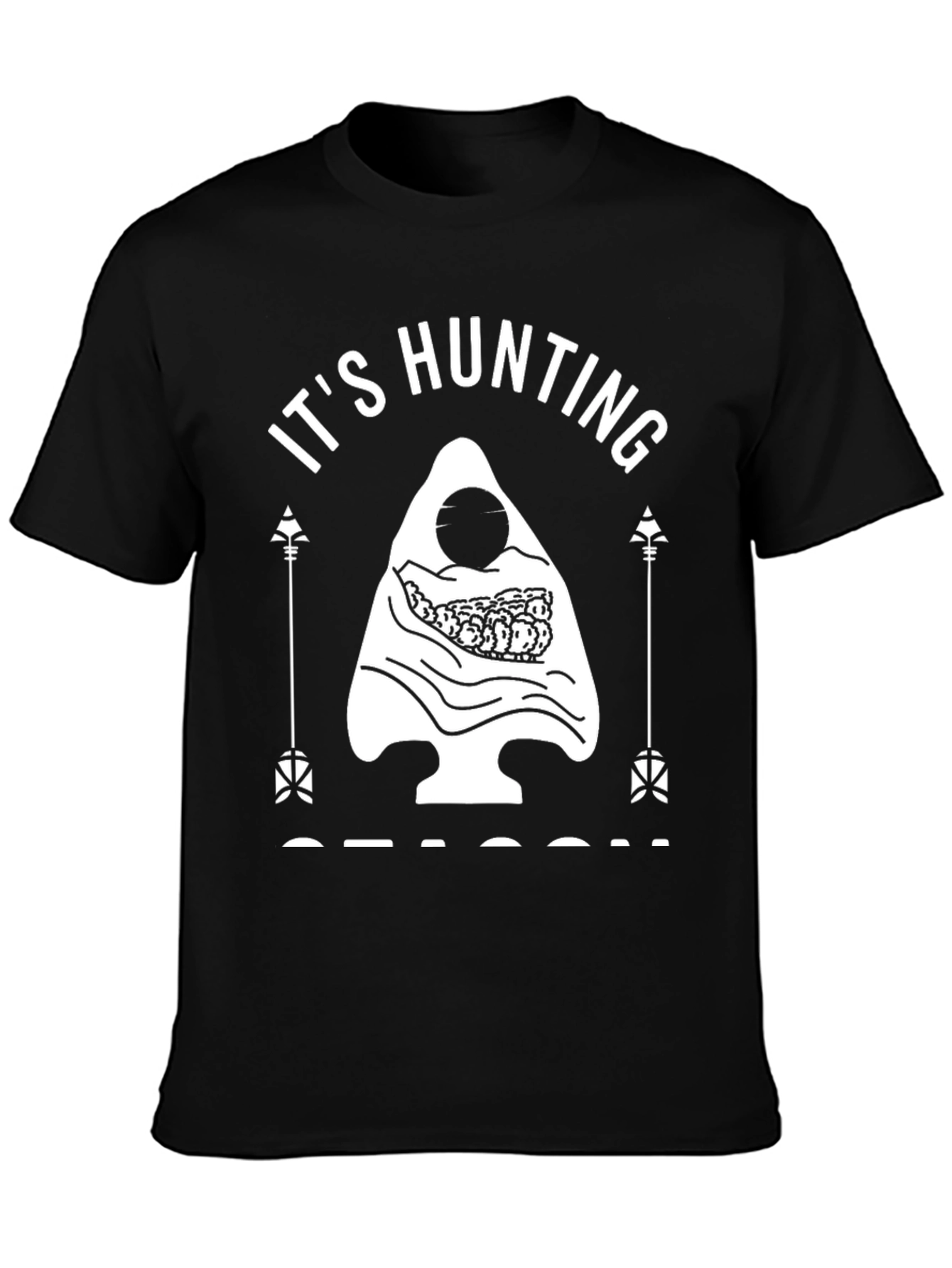 Hunting Season Black Graphic Tee