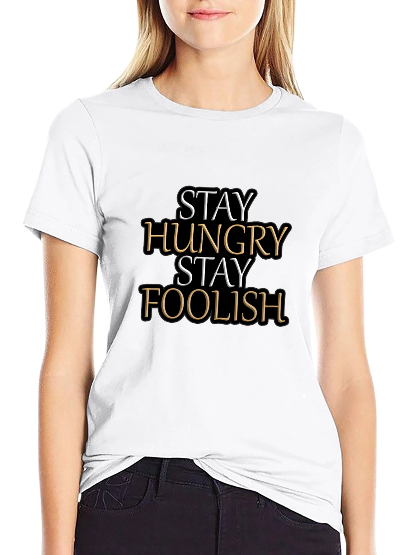 Stay Hungry Stay Foolish Graphic Tee