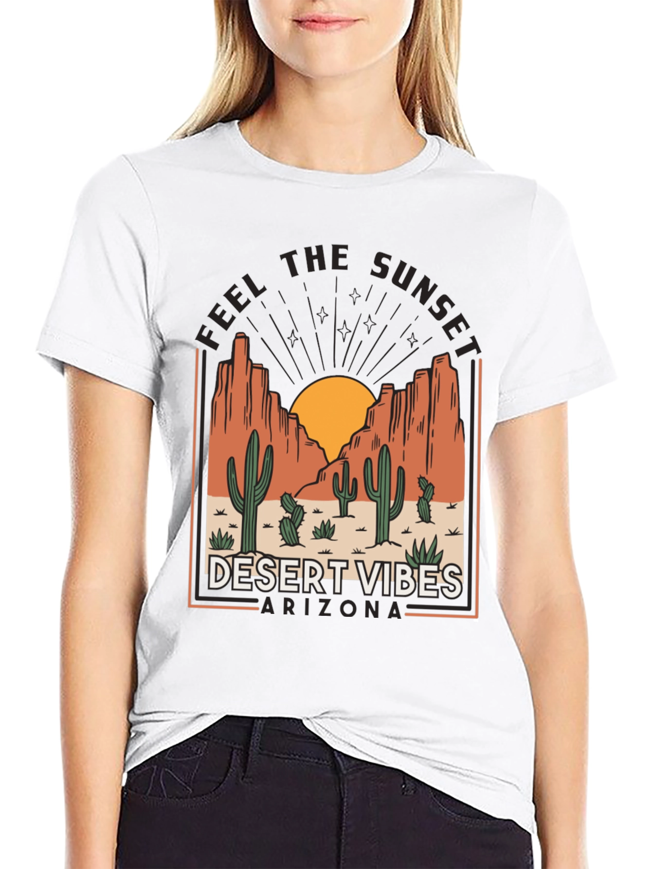 Desert Vibes Arizona Graphic T-Shirt