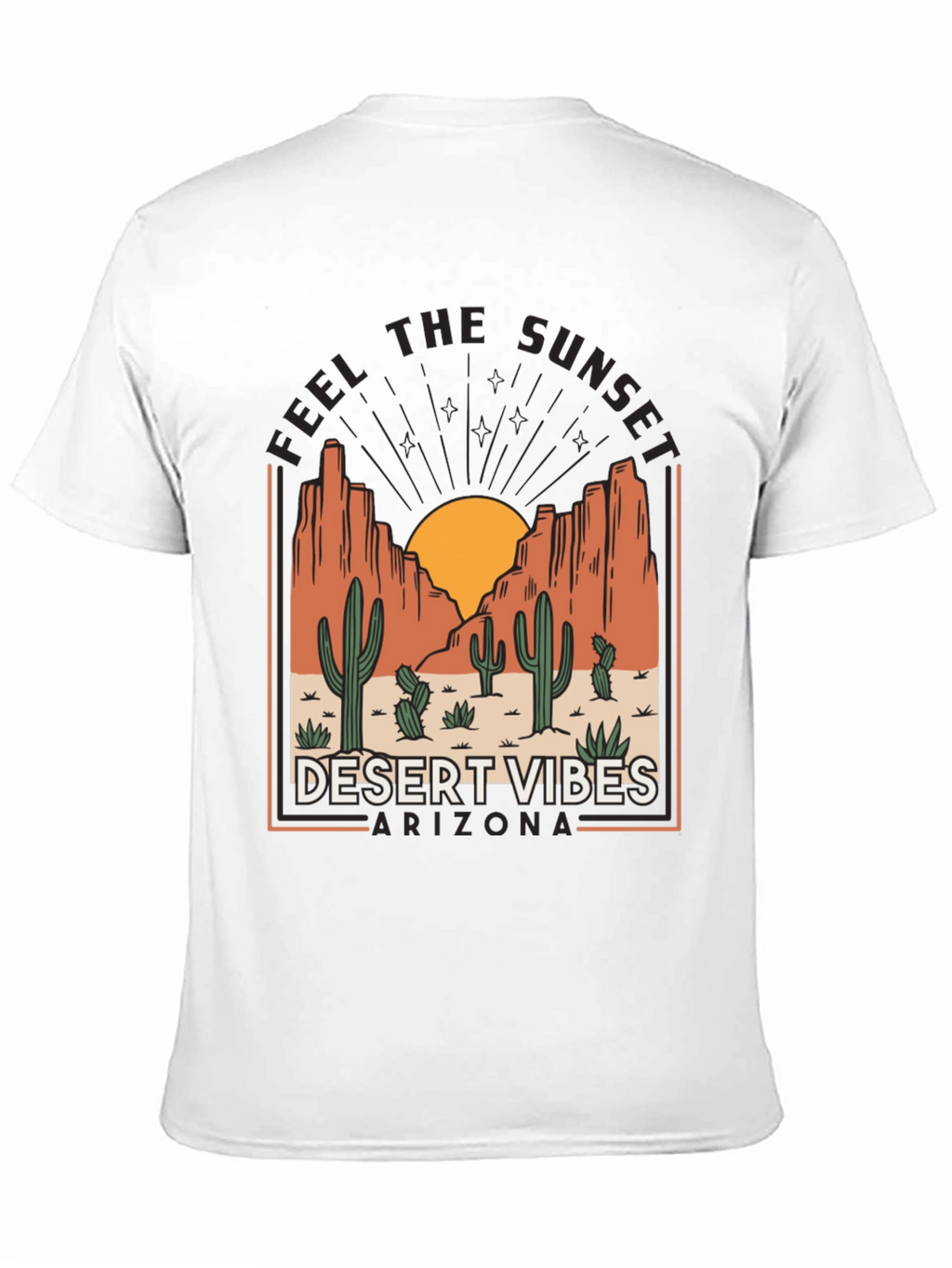 Desert Vibes Arizona Graphic T-Shirt
