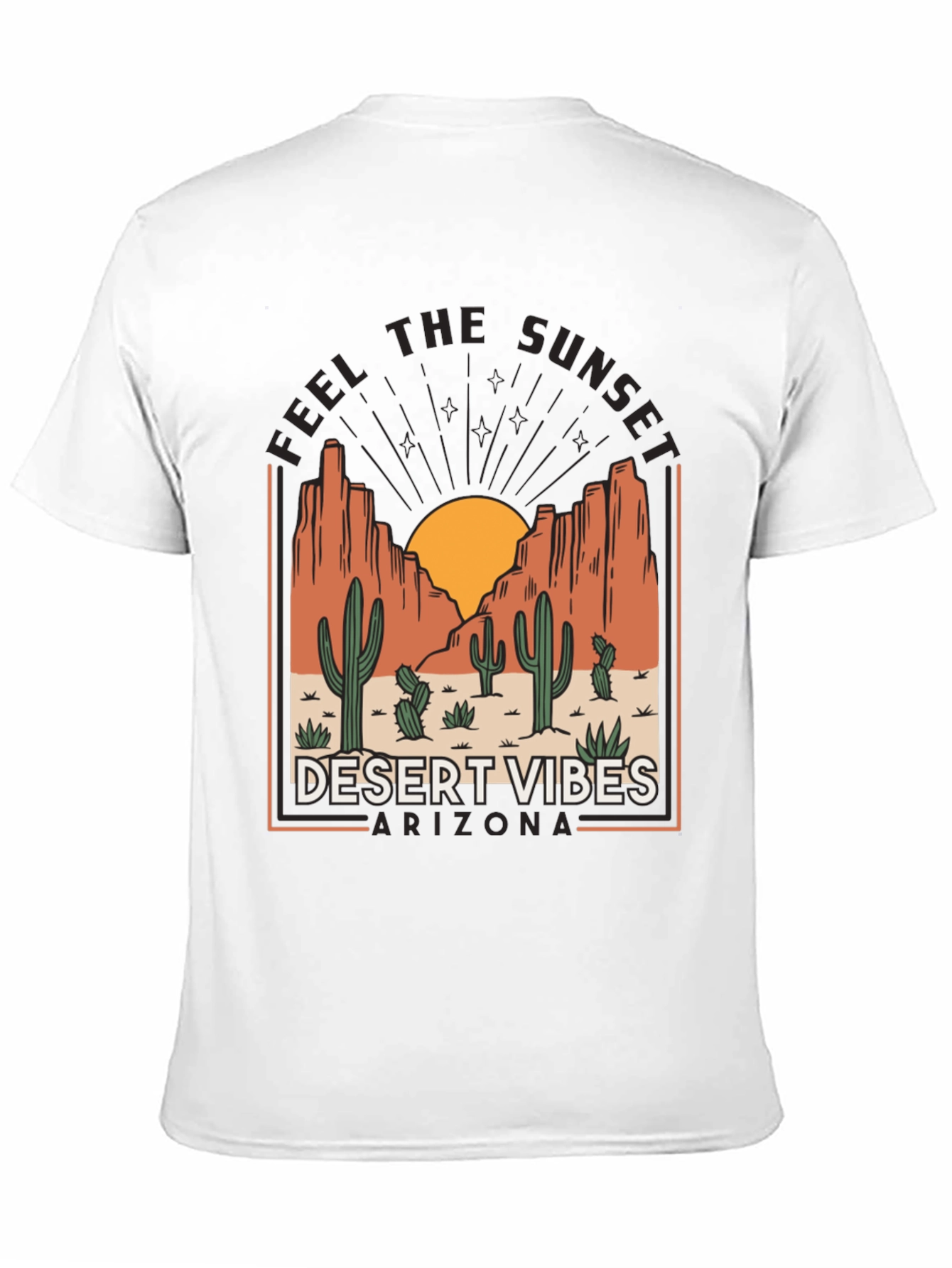 Desert Vibes Arizona Graphic T-Shirt