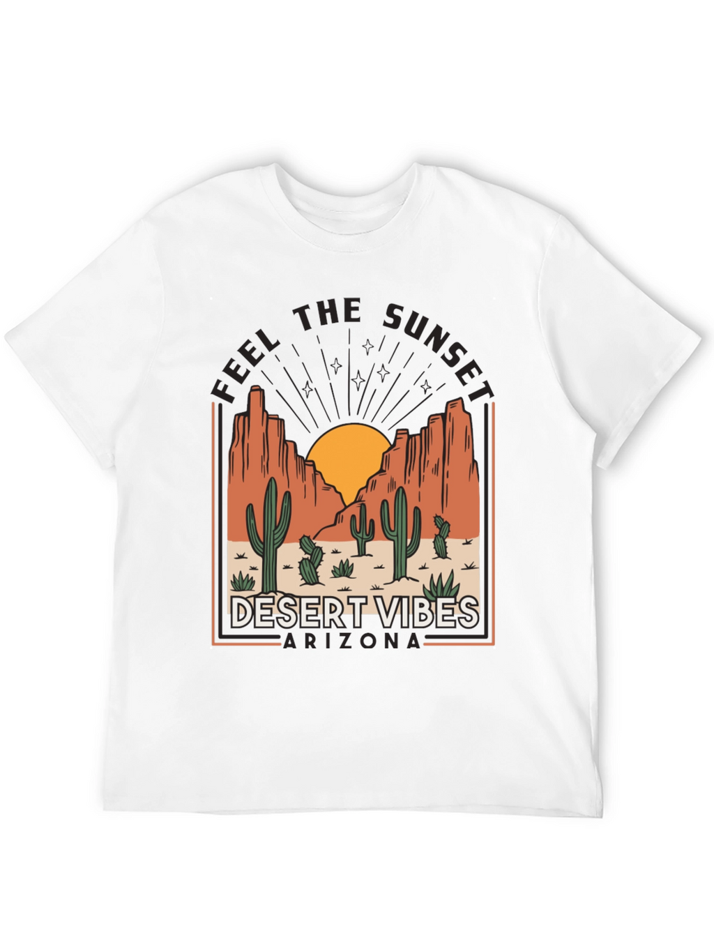 Desert Vibes Arizona Graphic T-Shirt