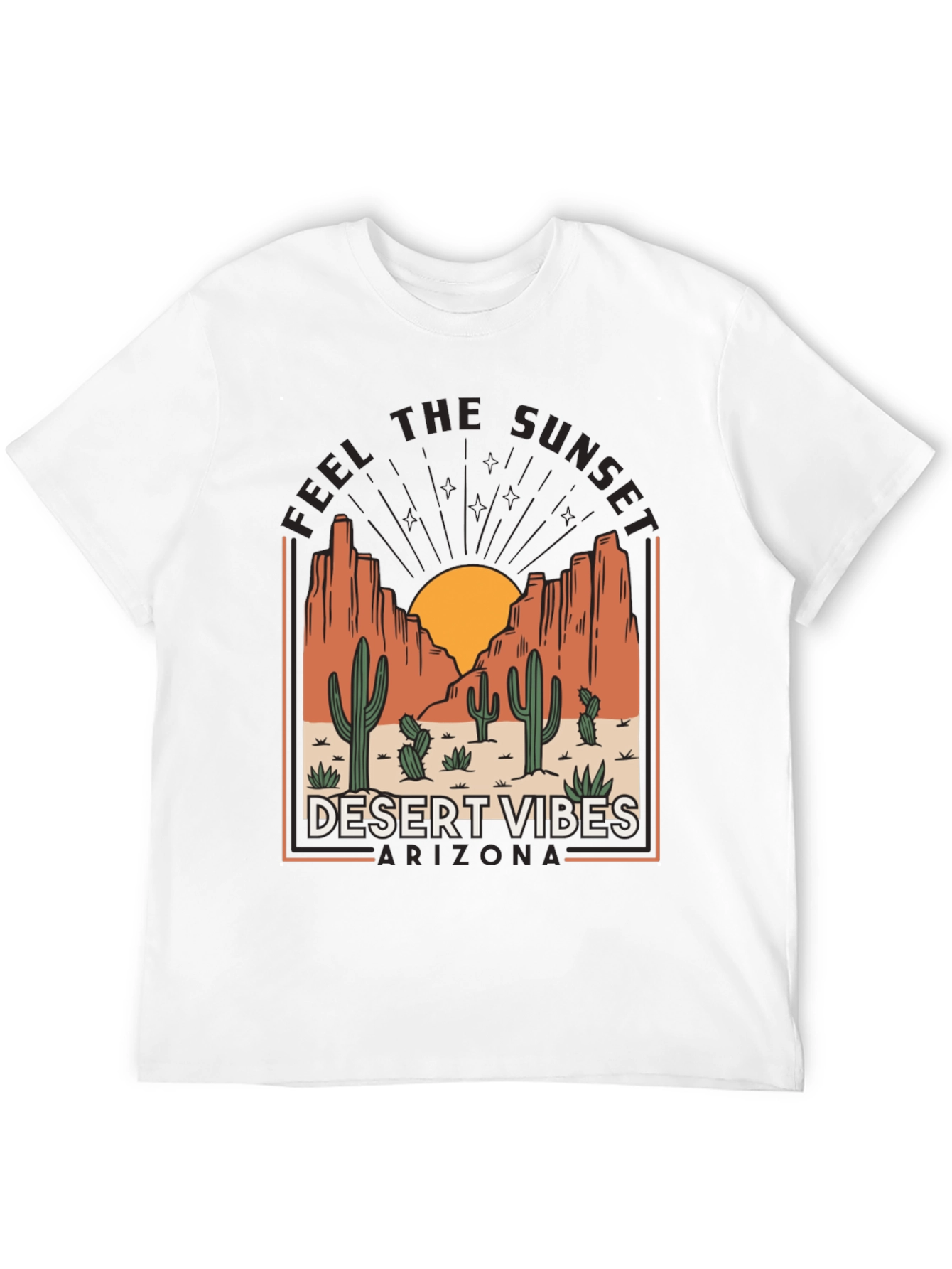 Desert Vibes Arizona Graphic T-Shirt
