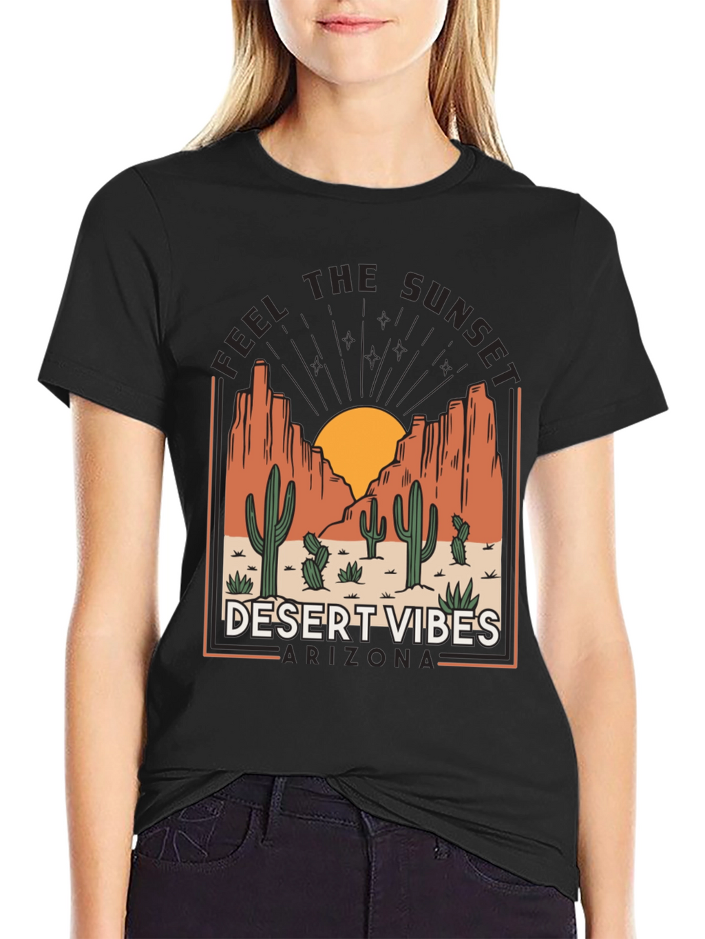 Desert Vibes Arizona Graphic T-Shirt